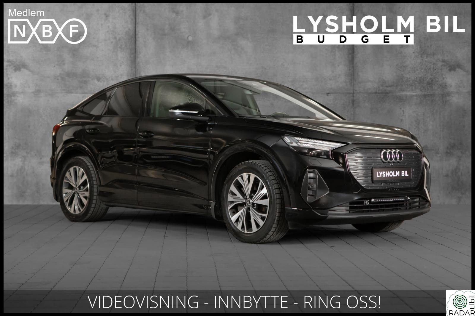 AUDI Q4 SPORTBACK 50 E TRON 50 SPORTBACK/Quattro/Sonos/Matrix/Krok/Acc/Rattvarme