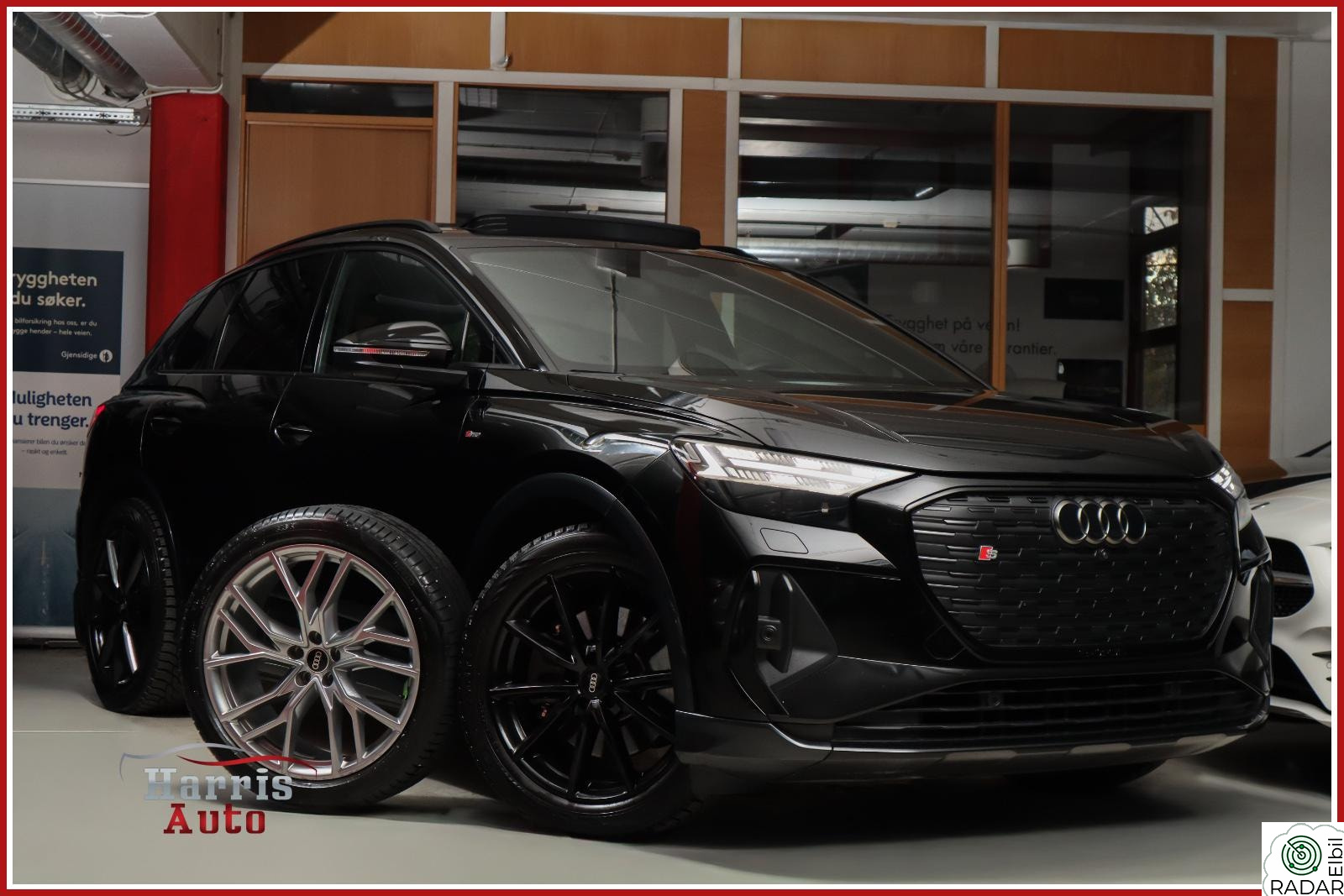 AUDI Q4 50 E TRON 50 Quattro 2xS-Line "All Black" HUD S-Seter Sonos Pano!