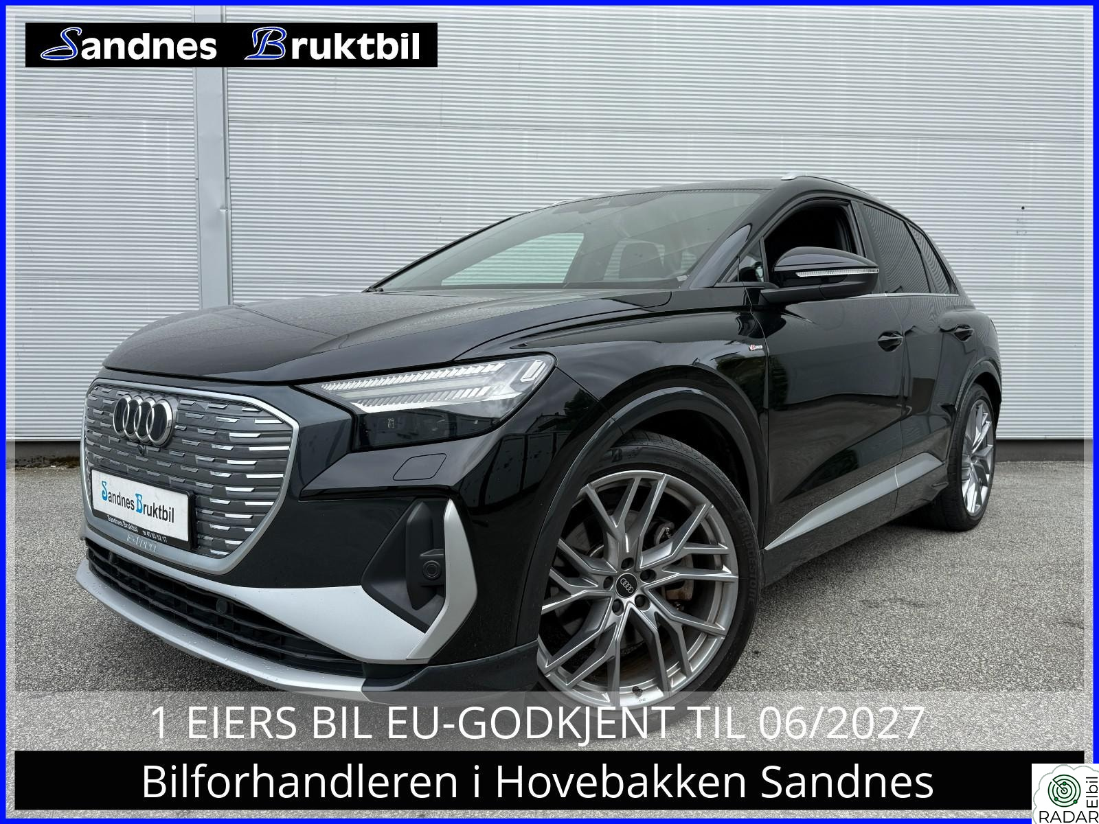 AUDI Q4 50 E TRON 50 Q S-LINE,SKINN,PANO,KROK,ACC,SONOS,HUD-EL SETE,NAVI