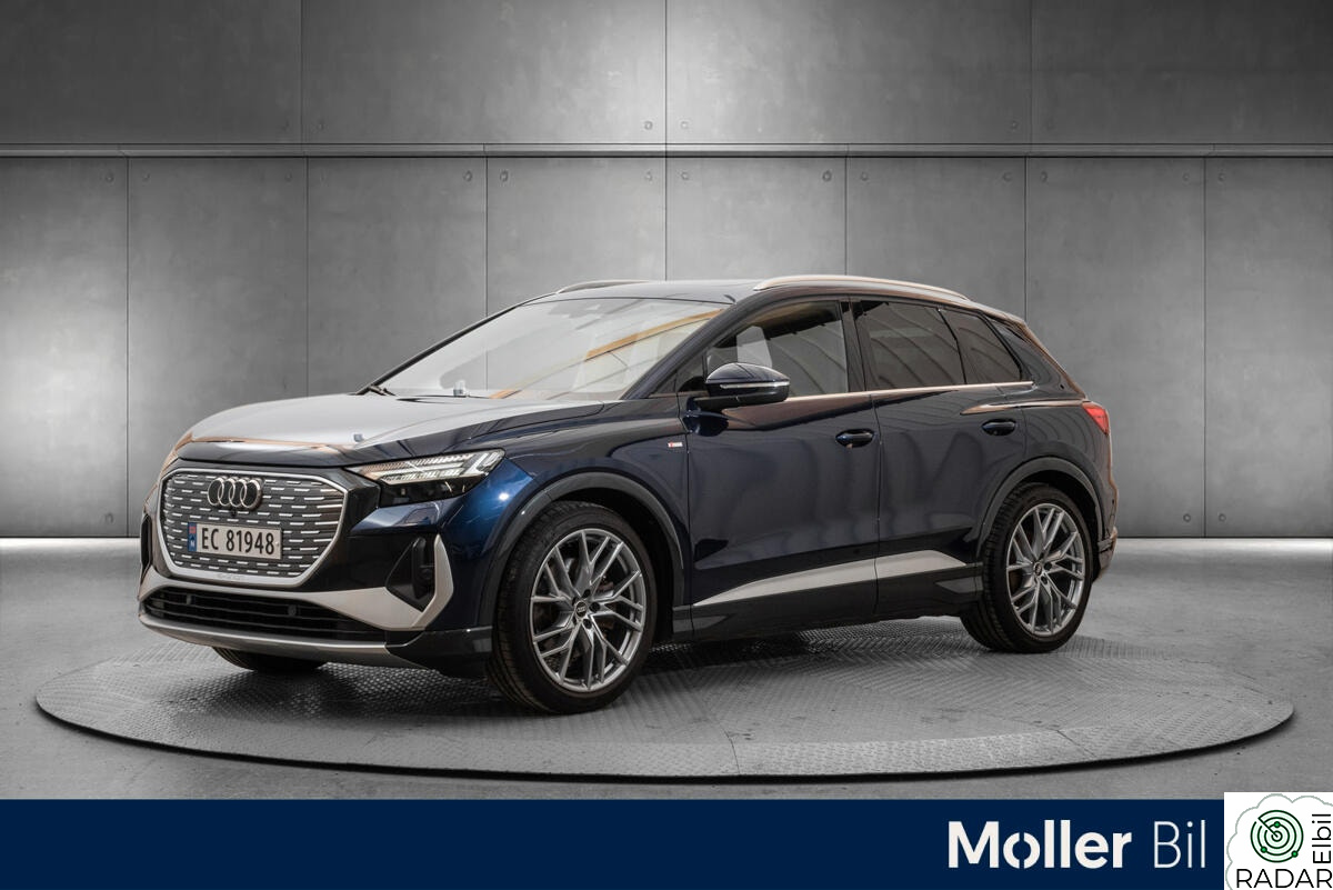 AUDI Q4 50 E TRON 50 Q S-LINE Hengerfeste, Led-Matrix, SONOS, panorama ++