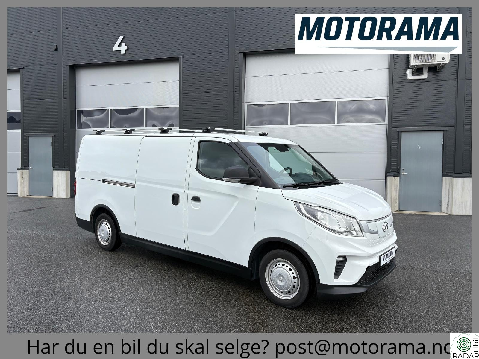 MAXUS e-DELIVER 3 6,3m3 | Lang | 232KM | R-Kam | Ny Service & EU 09/28
