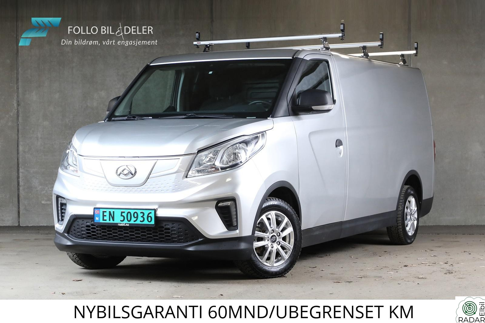 MAXUS e-Deliver 3 50,2kWh,234KM,LANG 6,3m3,KROK,CARPLAY,RYGGE.K,GARANTI++