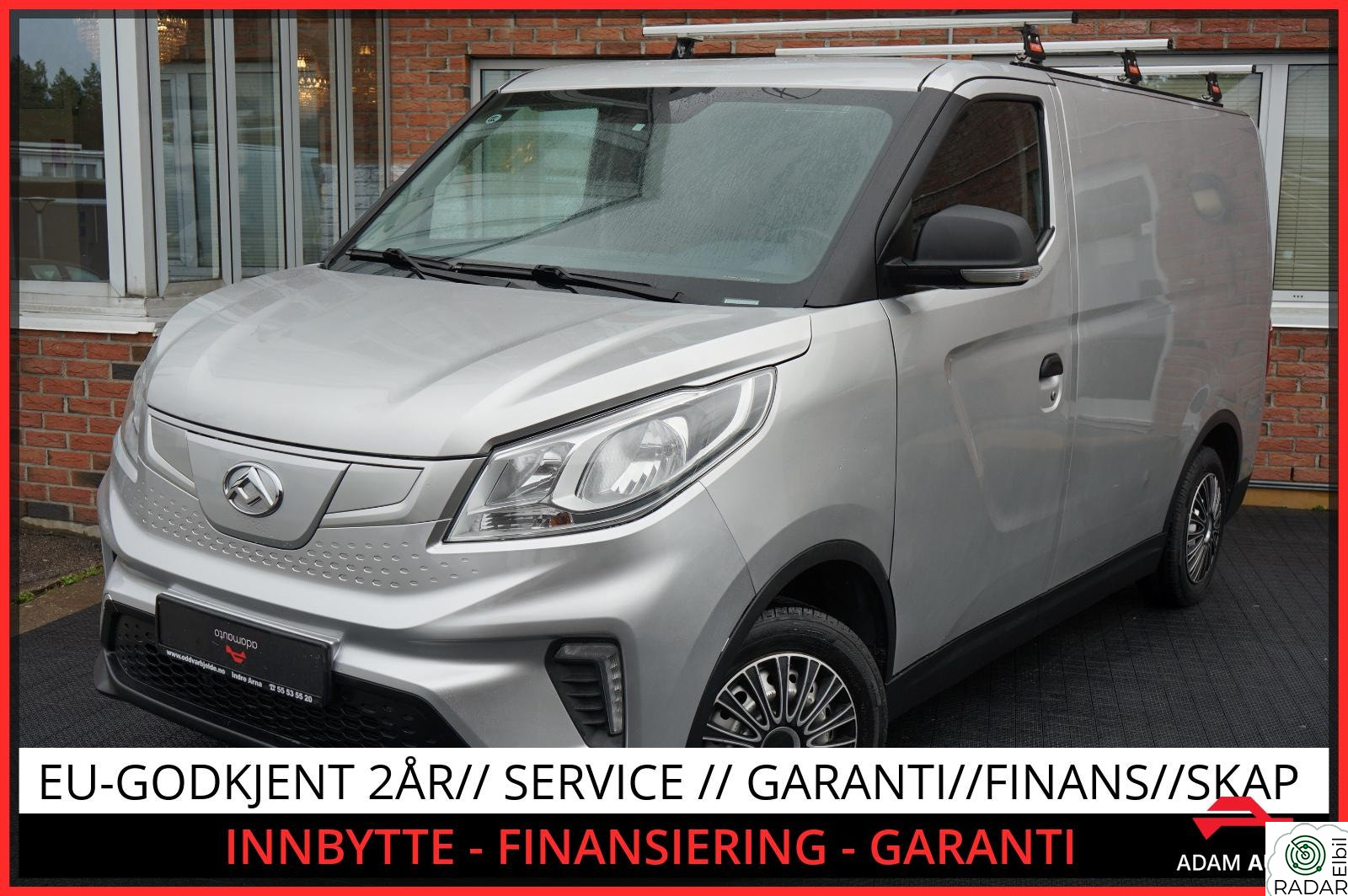 MAXUS e-DELIVER 3 Maxus E-Deliver 3 SWB //52,5kWh//122hk//253WLTP//2-EIER