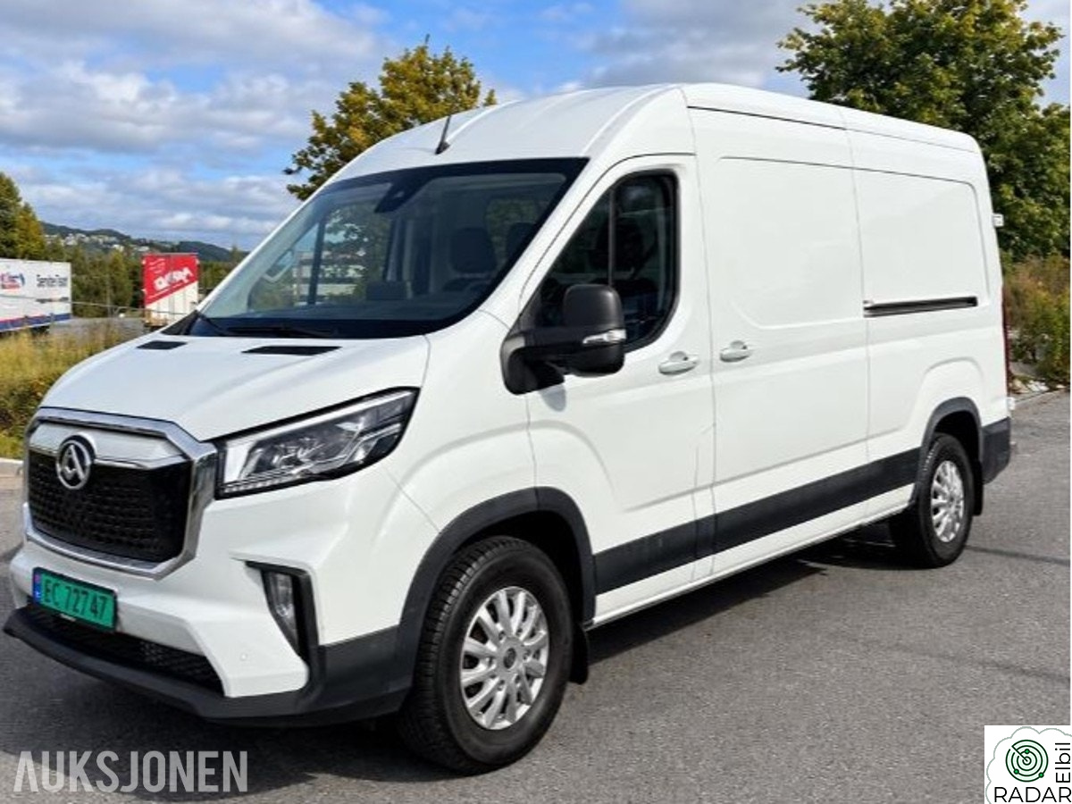 MAXUS eDELIVER 9 L3 200hk 72kWt, 76500km 3-seter, Cruisekontroll, Ryggek