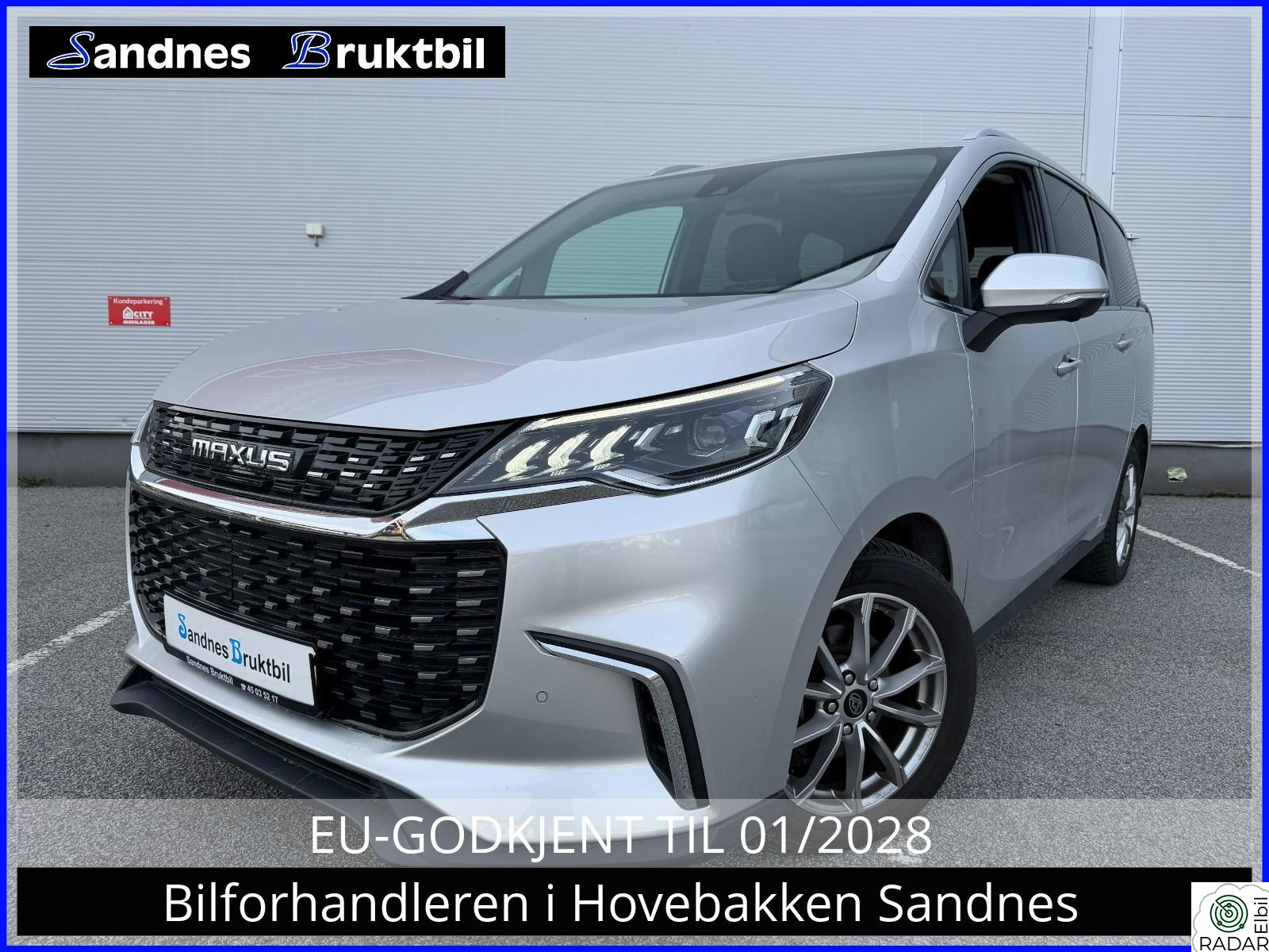 MAXUS Euniq 5 EXCLUSIVE 7 SETER SKINN,PANO,360KAMERA,DAB+,ACC ++++