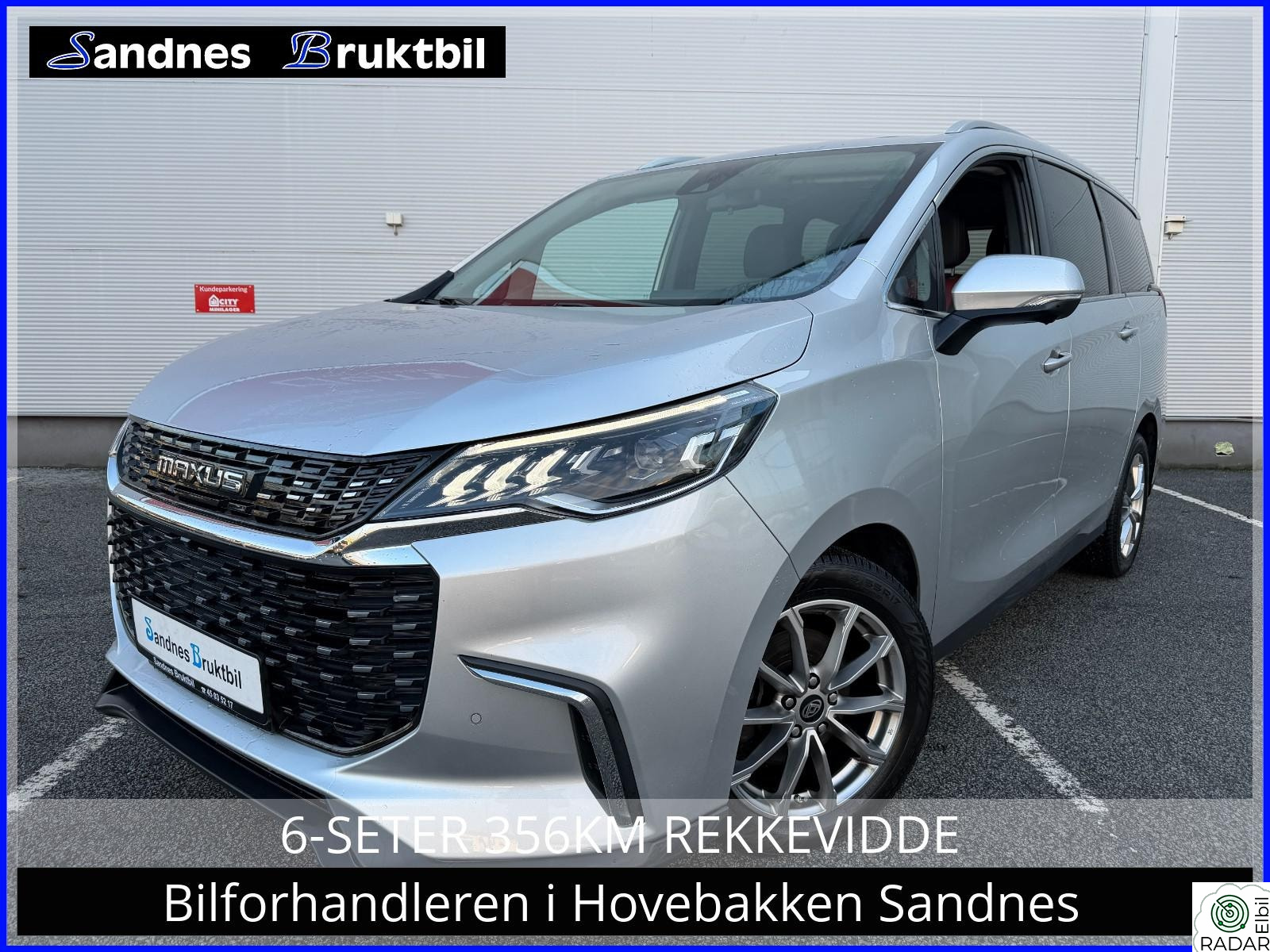 MAXUS Euniq 5 70KWT EXCLUSIVE ,6-SETER ,PANO,ACC,SKINN,360 KAMERA,
