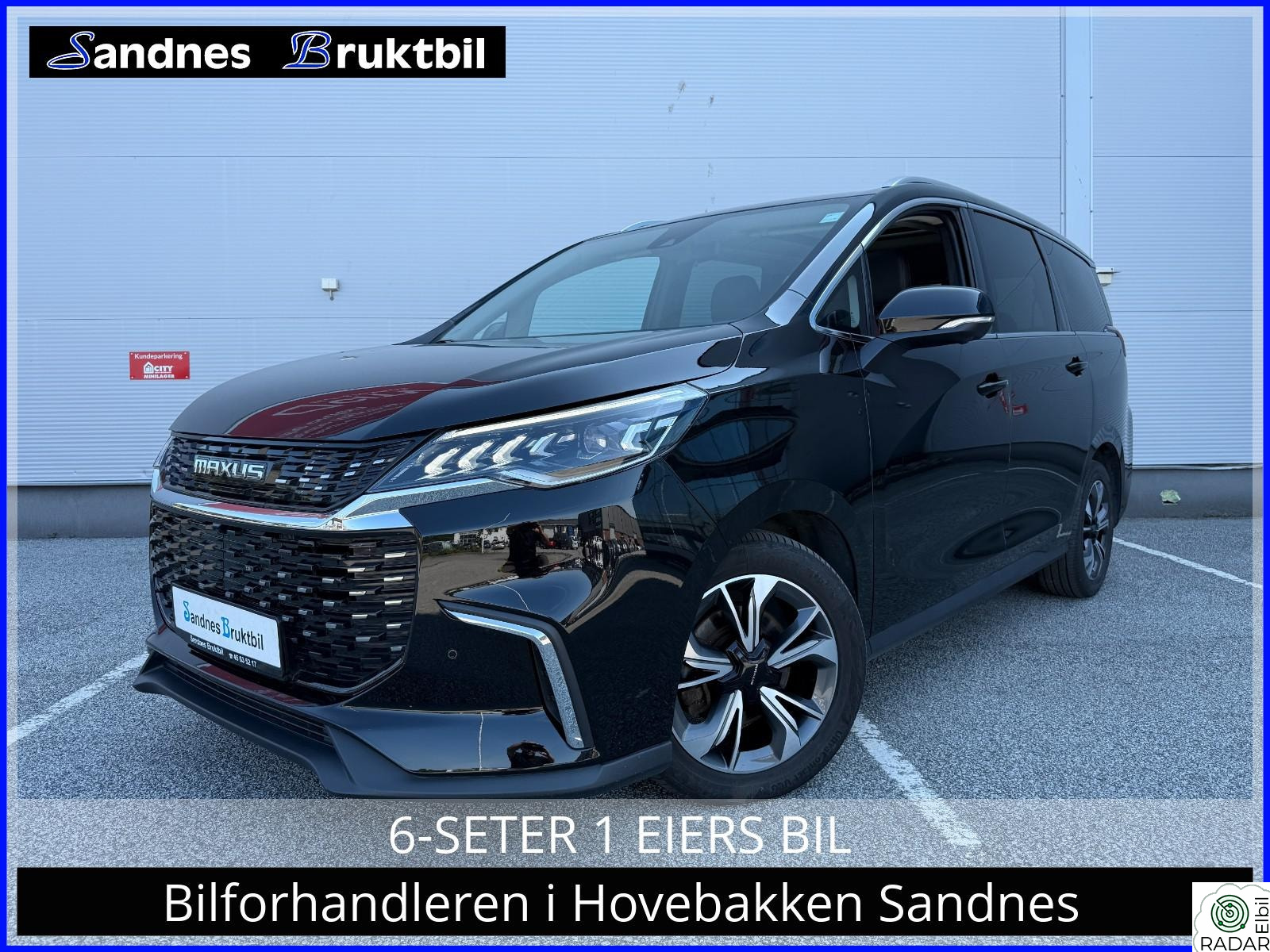 MAXUS Euniq 5 70KWT EXCLUSIVE ,6-SETER ,PANO,ACC,SKINN,360 KAMERA,