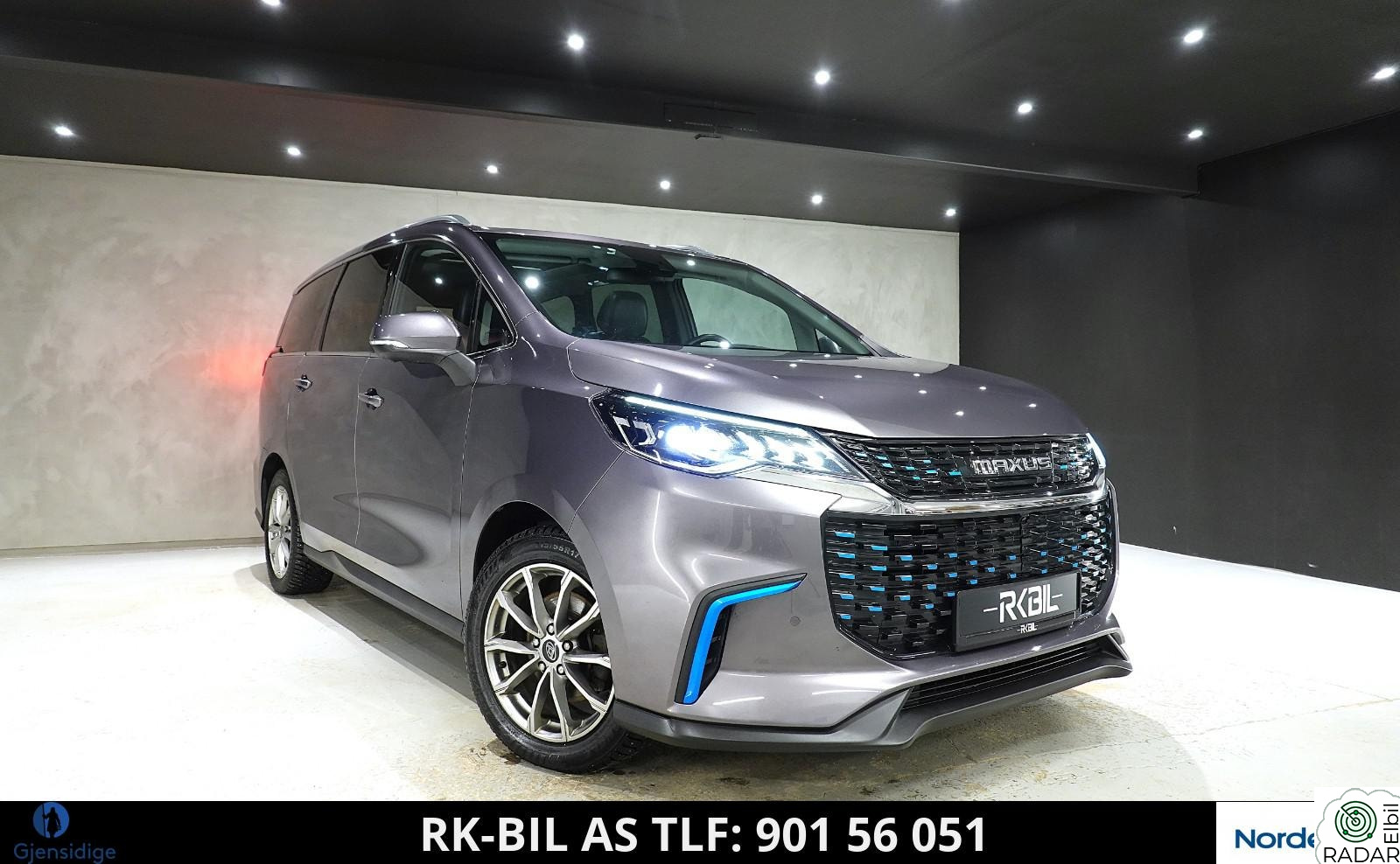 MAXUS Euniq 5 52kWt 177HK Exclusive 7-Seter/SKINN/ACC/NOR/360/KROK/++