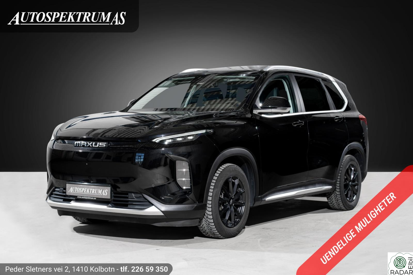 MAXUS EUNIQ 6 Exclusive/Panorama/Skinn/ACC/360/Carplay/El.seter/Norsk