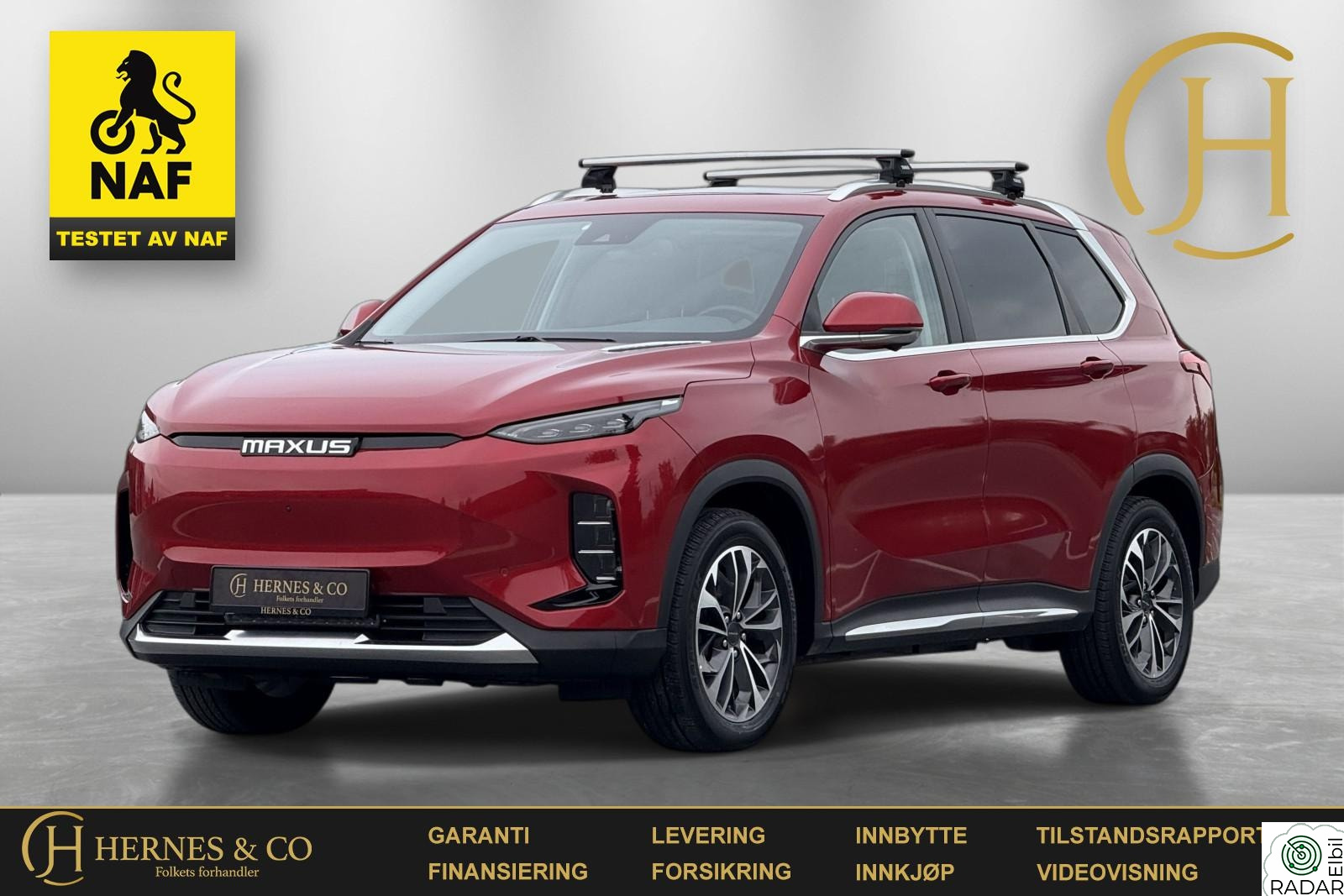 MAXUS EUNIQ 6 70KWt/Topputstyrt/Ekstrautstyr/360/Skinn/Exclusive/Krok