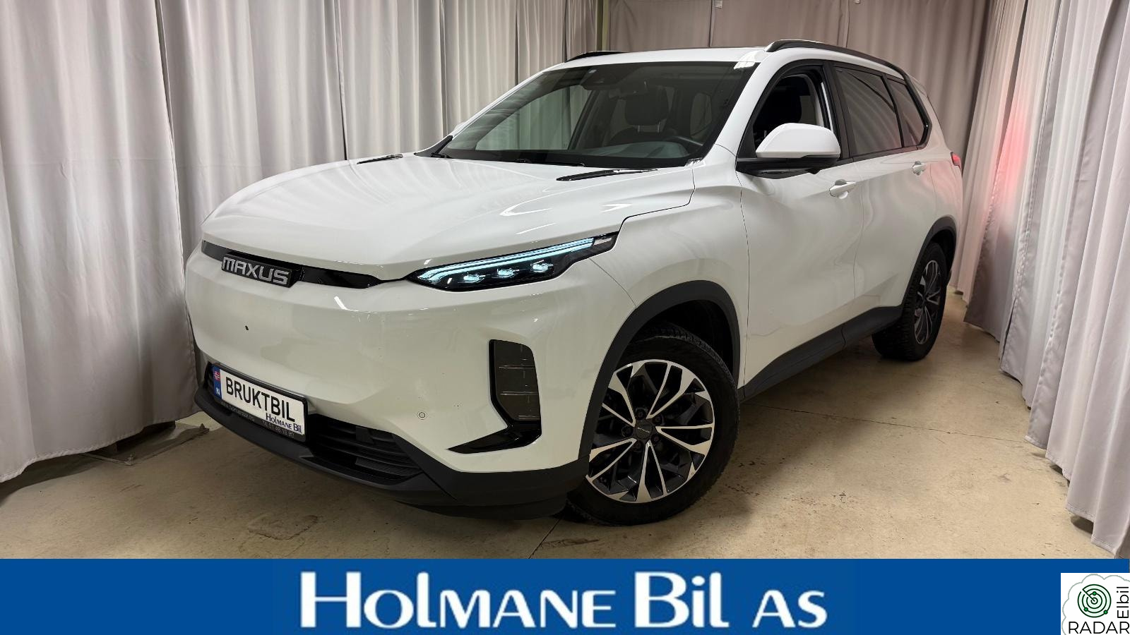 MAXUS EUNIQ 6 Exclusive 5seter 70kwt 177HK Pano/Skinn/360/2Hjulsett/+