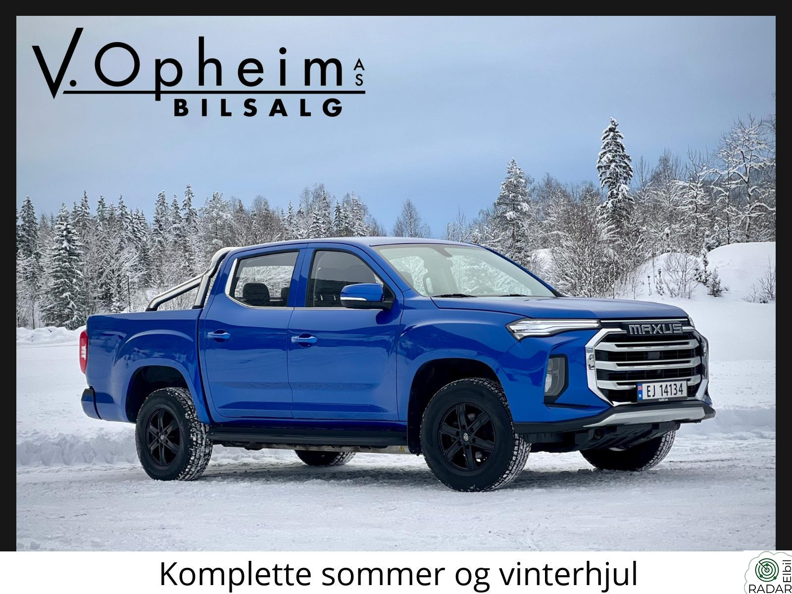 MAXUS LDV T90 EV 88,5KWH/5-Seter/Skinn/Carplay/Kamera/1Eier/Norsk