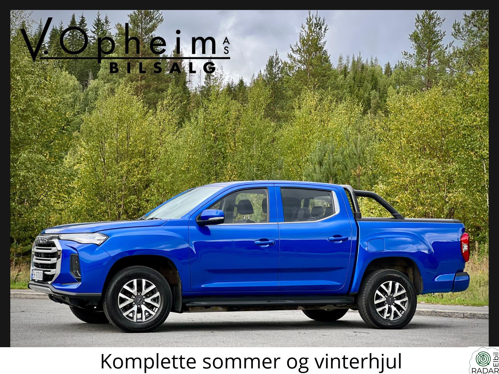 MAXUS LDV T90 EV 88,5KWH/5-Seter/Skinn/Carplay/Mountain Top EVO/1Eier