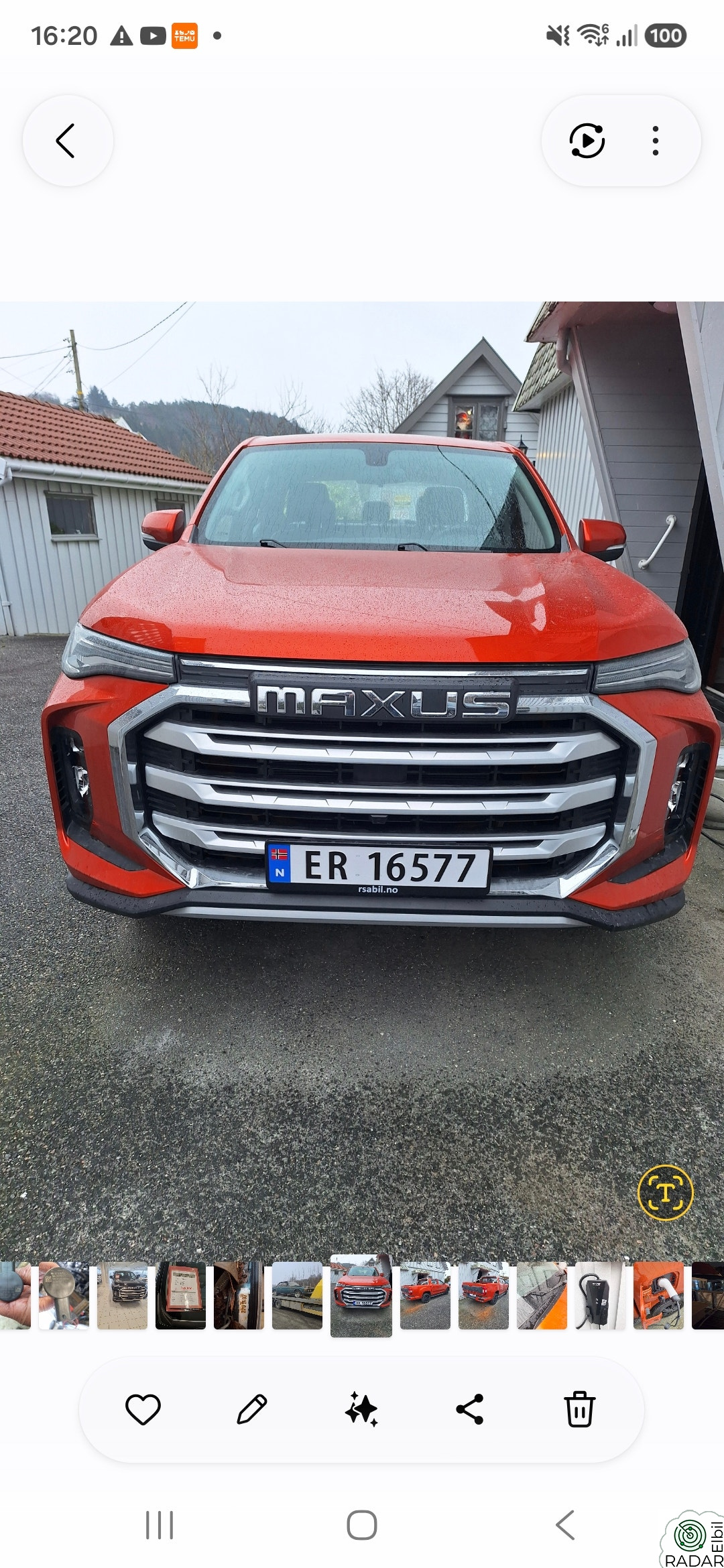 MAXUS LDV T90 EV 88 kWt 180hk Double Cab