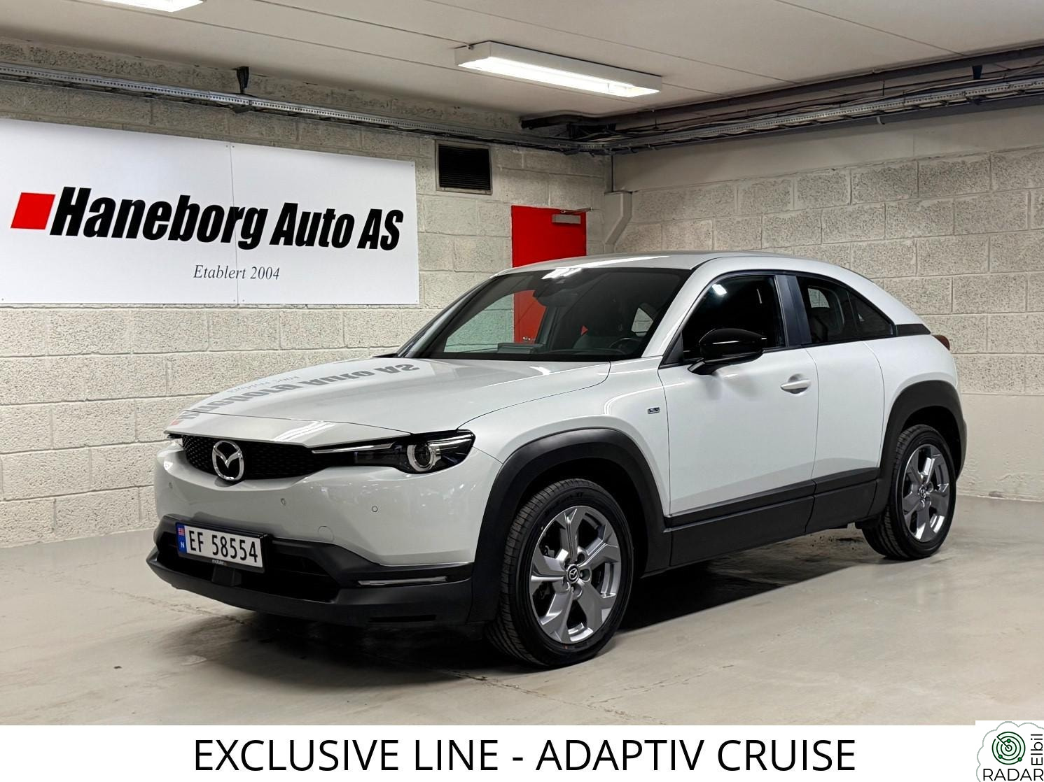 MAZDA MX-30 EXCLUSIVE LINE ADAPTIV CRUISE ÉN EIER. FULL HISTORIKK++