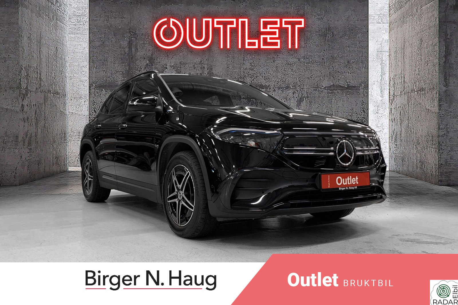 MERCEDES-BENZ EQA 250 LAV KM! AMG Forvarming App Acc R.Kam Keyless++