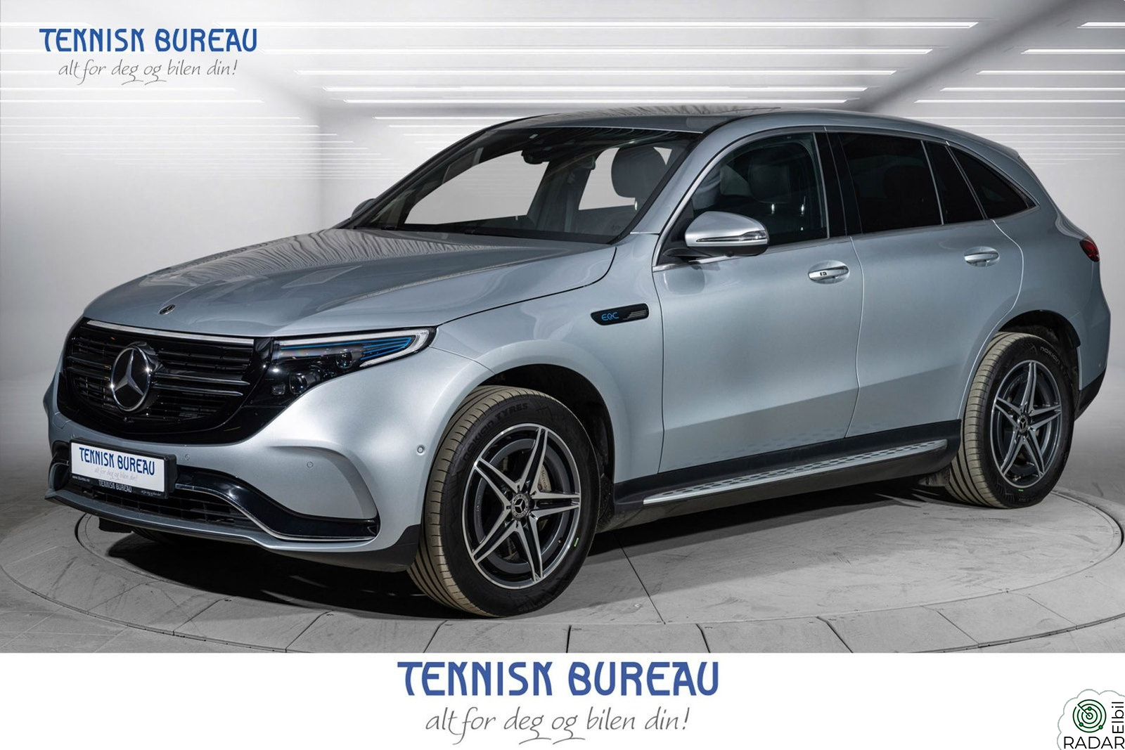 MERCEDES-BENZ EQC 400 4MATIC 400d AMG Premium+, Skinn, Soltak, HUD, 360° Burmester®