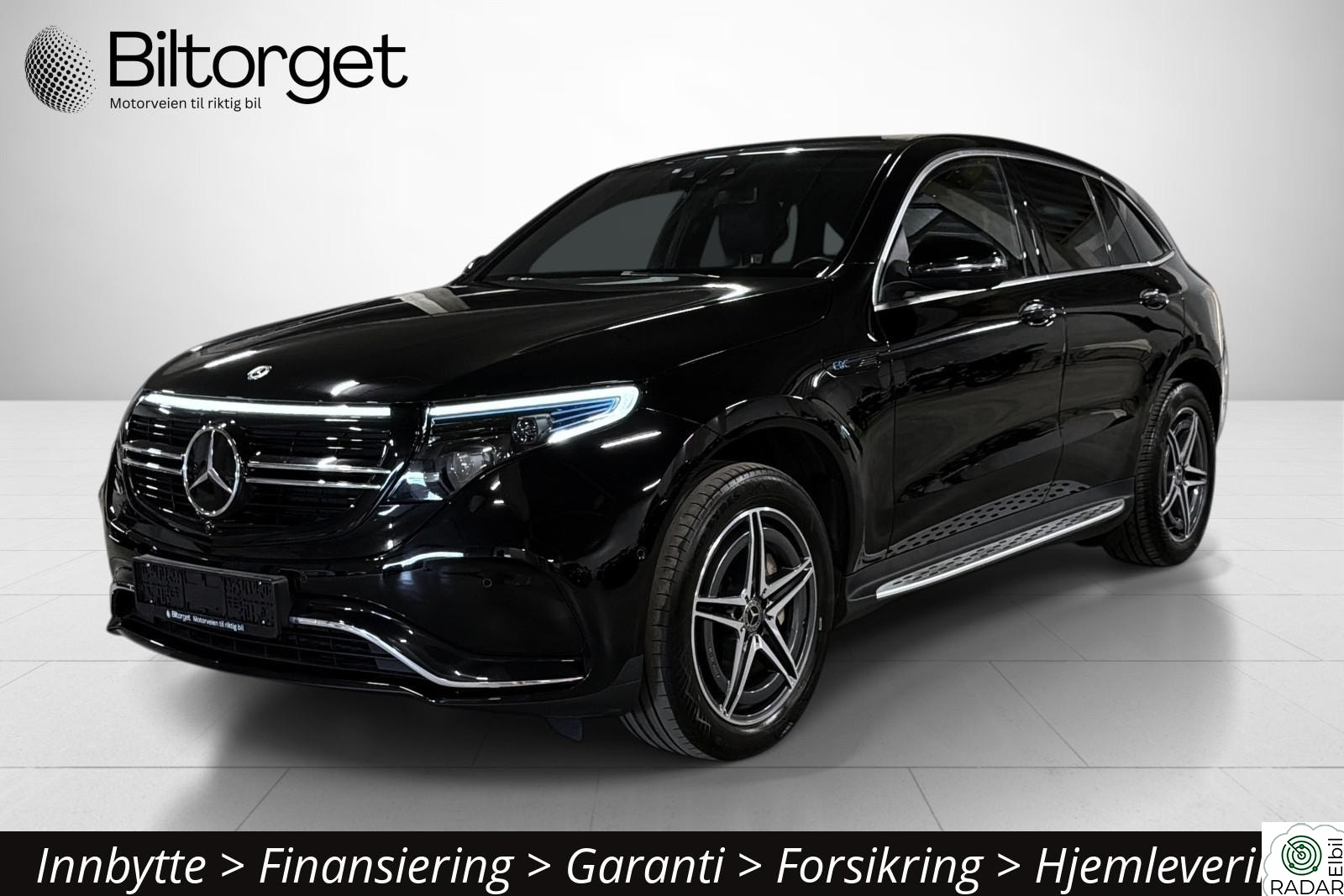 MERCEDES-BENZ EQC 400 4MATIC 4Matic 2x AMG 409km Navi Krok ACC Felgpakke ny EU28++