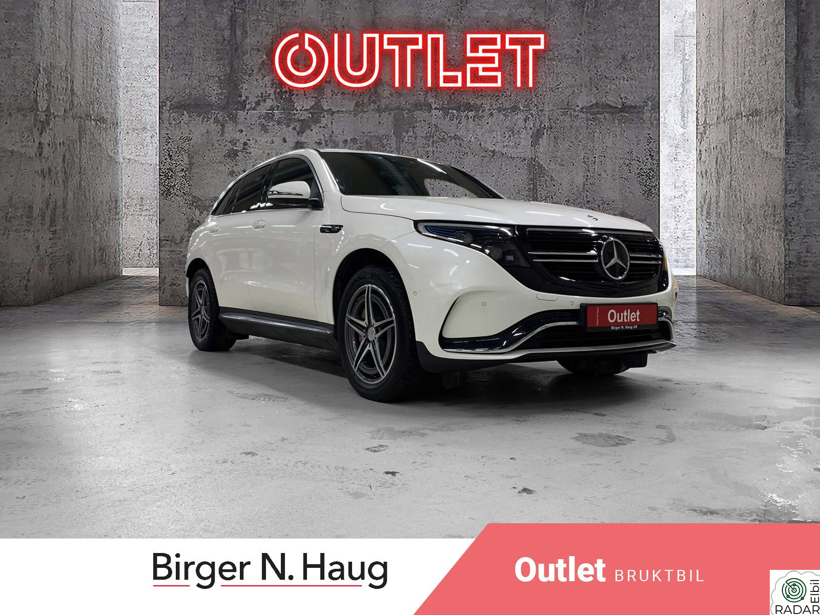 MERCEDES-BENZ EQC 400 4MATIC 400 4MATIC AMG Edition OUTLET|4X4|2XAMG|LEVERINGS KLAR!