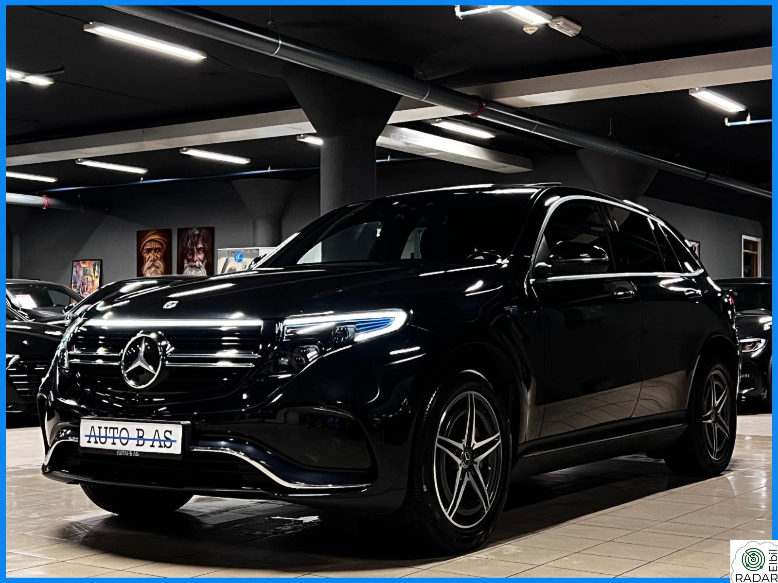 MERCEDES-BENZ EQC 400 4MATIC 2x AMG - Burmester - Takluke - Distronic - 1-eier