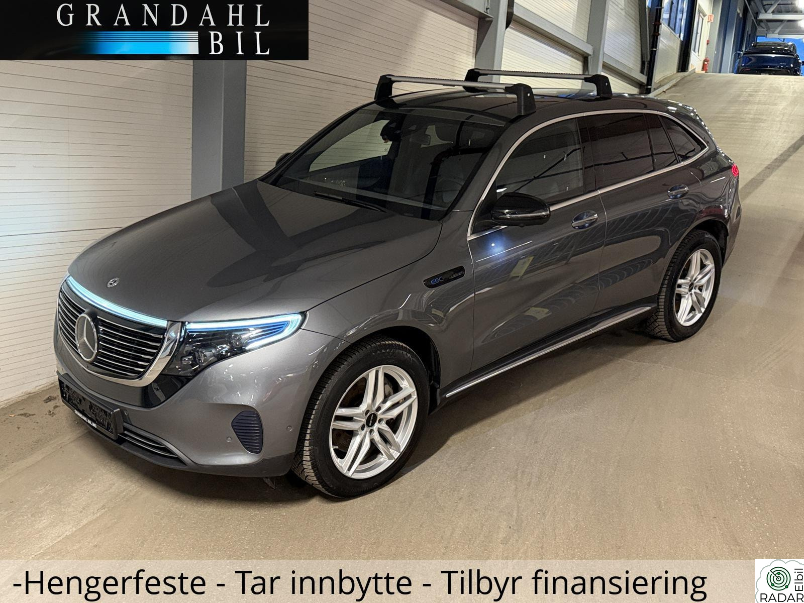 MERCEDES-BENZ EQC 400 4MATIC 408 HK - 360 grader k. -Adaptive C.- El. seter +++
