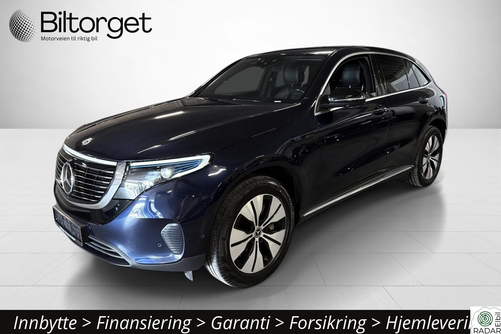 MERCEDES-BENZ EQC 400 4MATIC 4Matic 406km Skinn ACC Krok 360 Memory ny EU28++