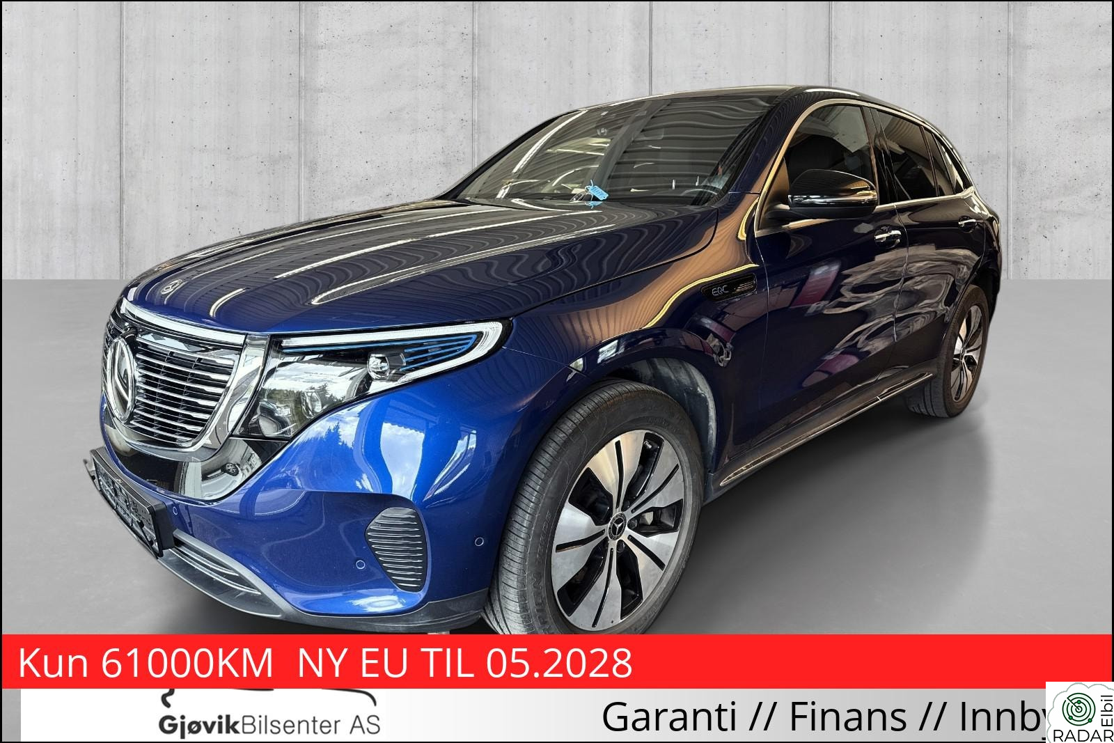 MERCEDES-BENZ EQC 400 4MATIC 400 4MATIC / Distronic / 360kam. / Hengerfeste / ++