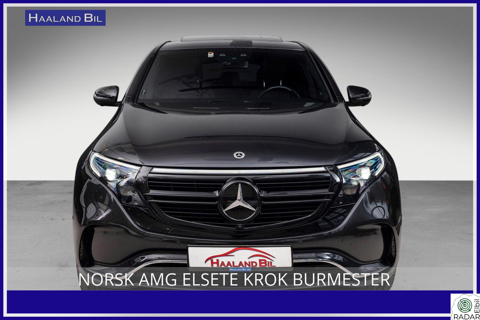 MERCEDES-BENZ EQC 400 4MATIC NORSK AMG KROK ELSETE BURMESTER 360 HEADUP DAB