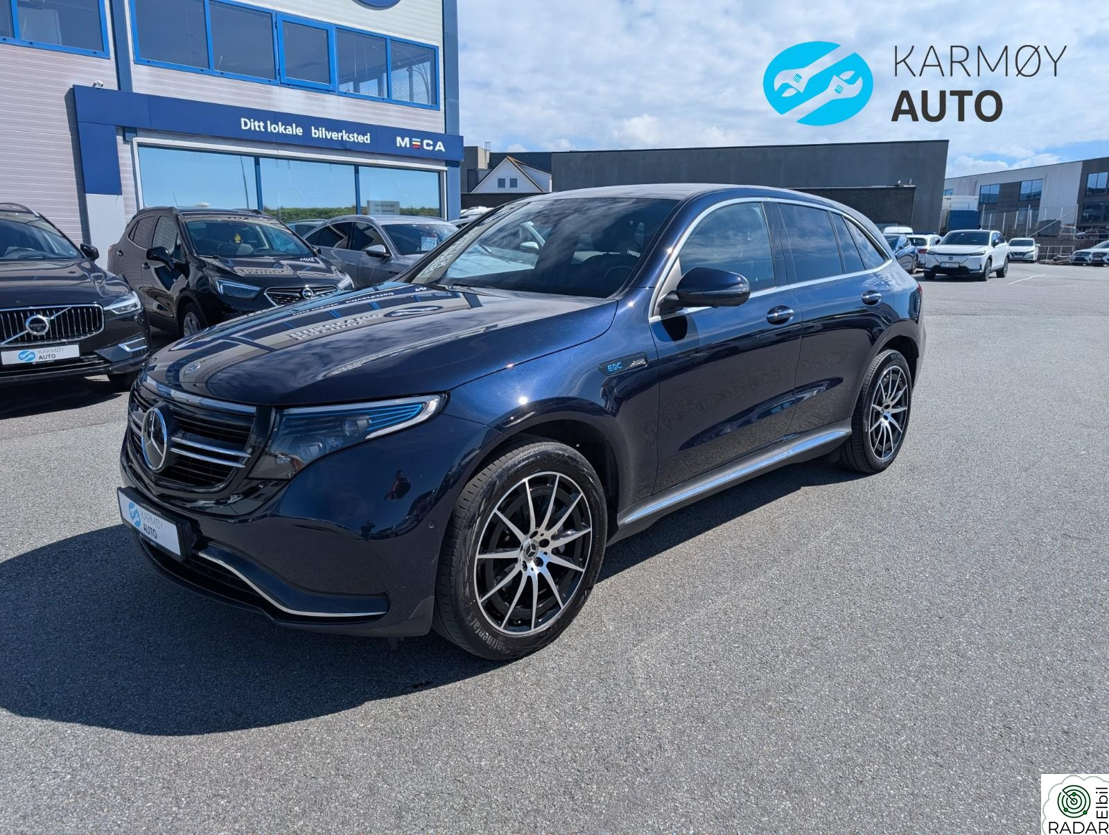 MERCEDES-BENZ EQC 400 4MATIC 400 4MATIC | AMG | 360° | Krok | ACC | Cavansite Blue |