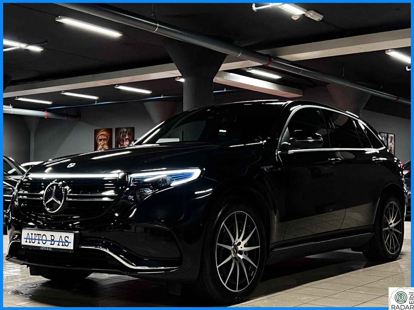 MERCEDES-BENZ EQC 400 4MATIC 2x AMG / 360Kam / Distronic /H.feste / Skinn / 1-eier