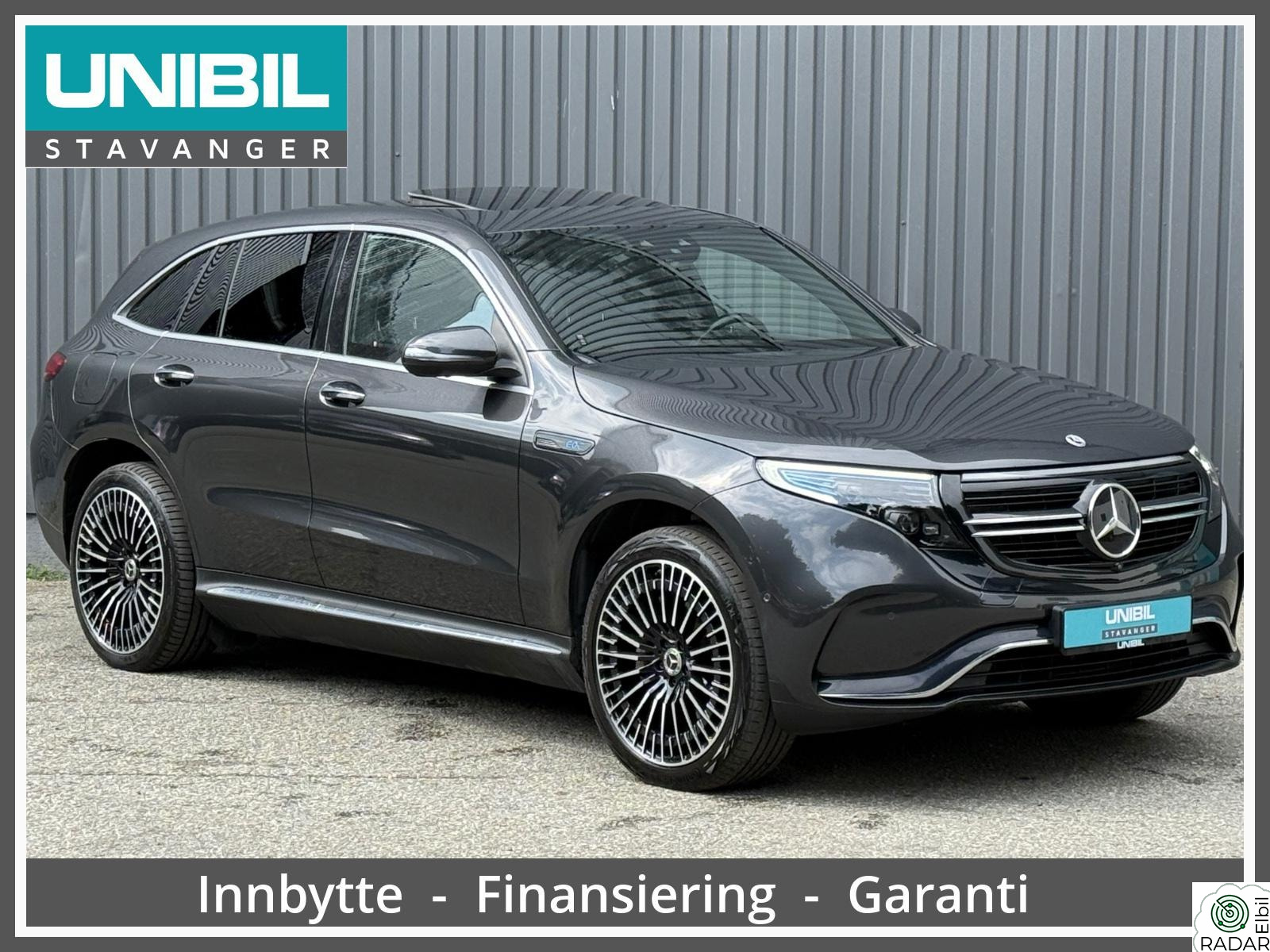 MERCEDES-BENZ EQC 400 4MATIC 4MATIC 2XAMG Krok 21" Skinn Burmester Soltak 1 Eier++
