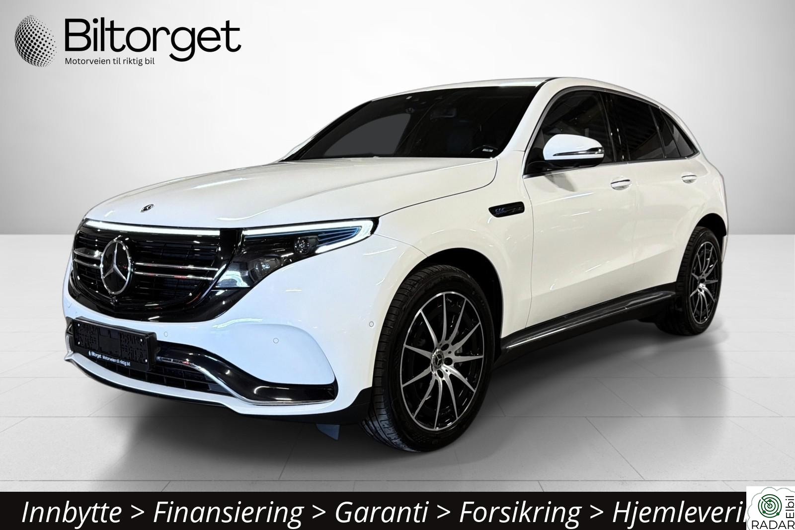 MERCEDES-BENZ EQC 400 4MATIC 4Matic 2x AMG 400km Krok 360 Navi Memory Felgpakke++