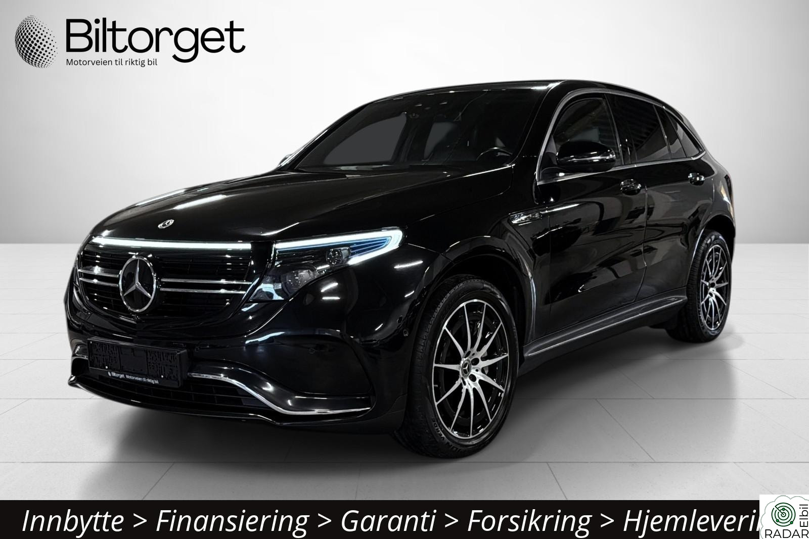 MERCEDES-BENZ EQC 400 4MATIC 408hk 4Matic 2xAMG 389km ACC Krok Memory 360++