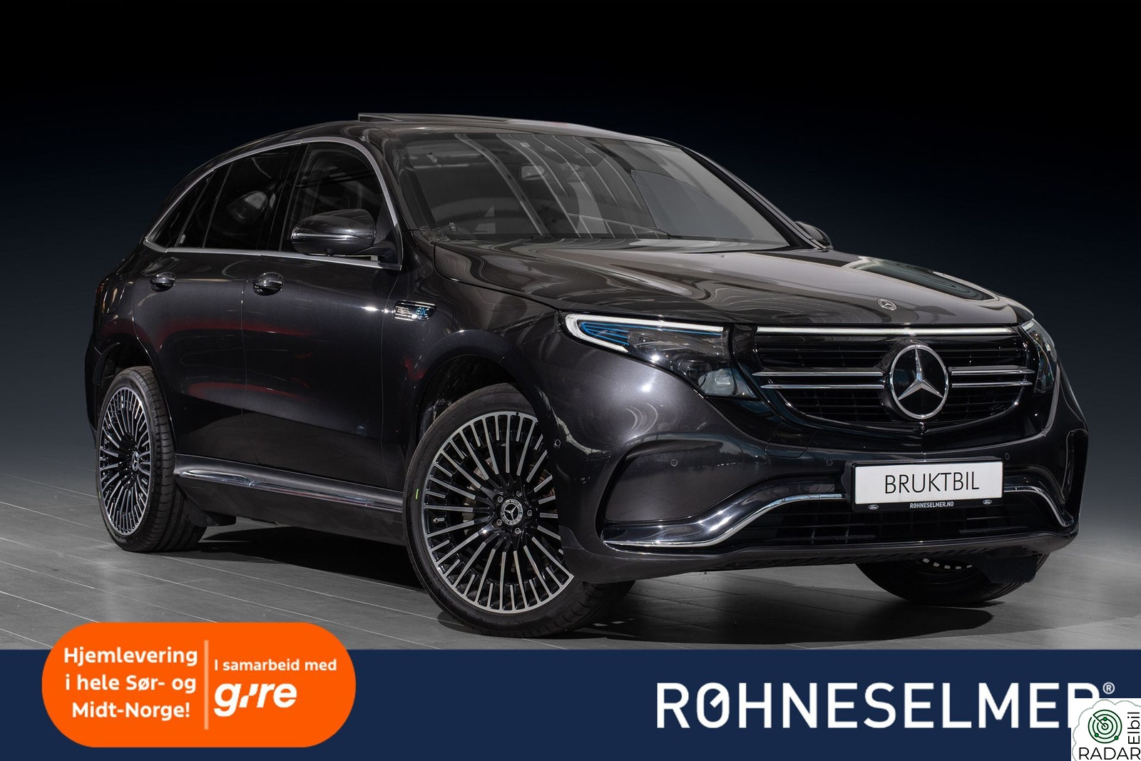 MERCEDES-BENZ EQC 400 4MATIC 4Matic AMG | BURMESTER | HUD | 360° | KROK | 21"
