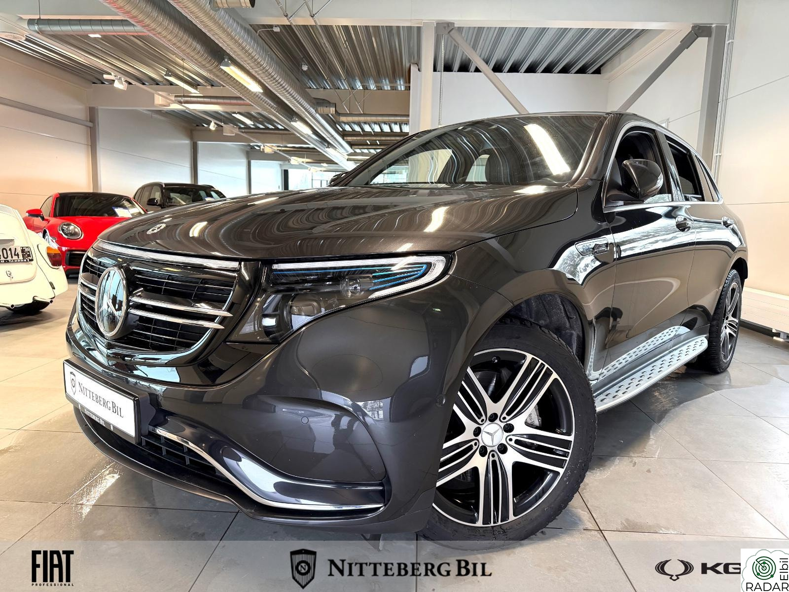 MERCEDES-BENZ EQC 400 4MATIC 400 4MATIC Fullutstyrt AMG-H.Feste 360 Kamera-Soltak+++