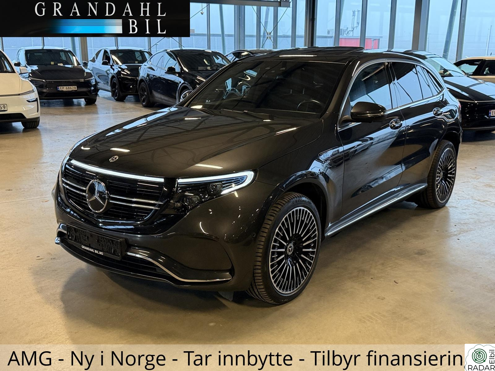 MERCEDES-BENZ EQC 400 4MATIC 400 - Burmeister - El. seter - Skinn - Tar innbytte