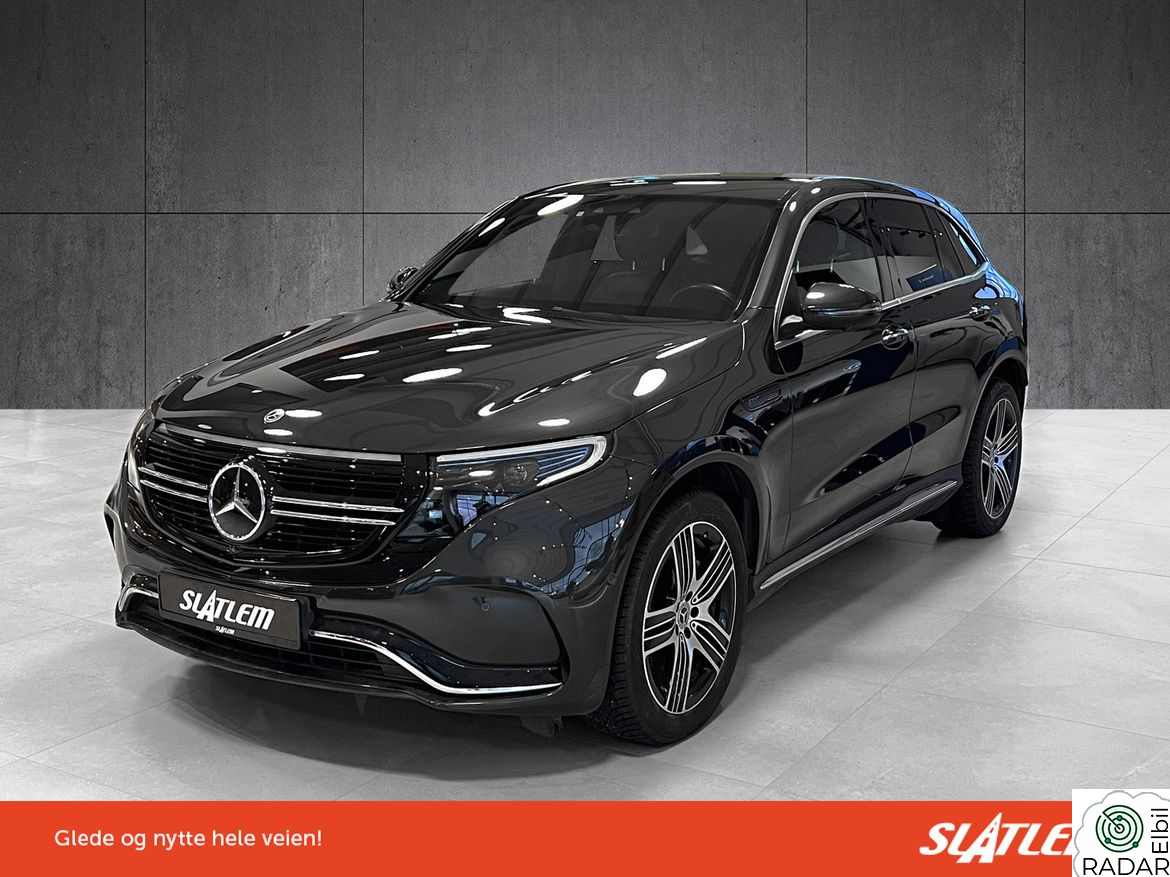 MERCEDES-BENZ EQC 400 4MATIC AMG Line, Delskinn, el.stoler, krok, 21"+++