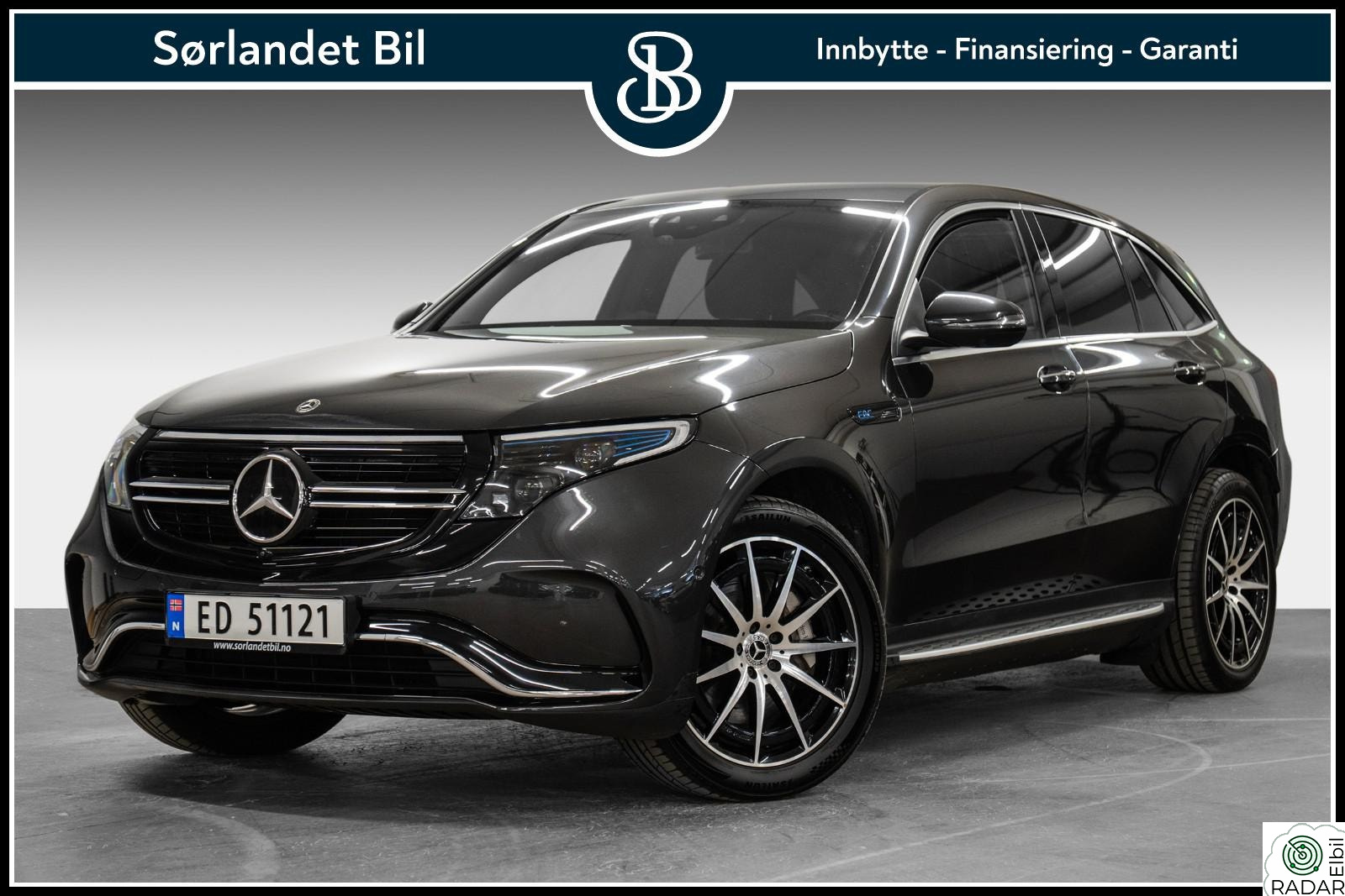 MERCEDES-BENZ EQC 400 4MATIC 4MATIC / AMG / DISTRONIC / MEMORY / KROK