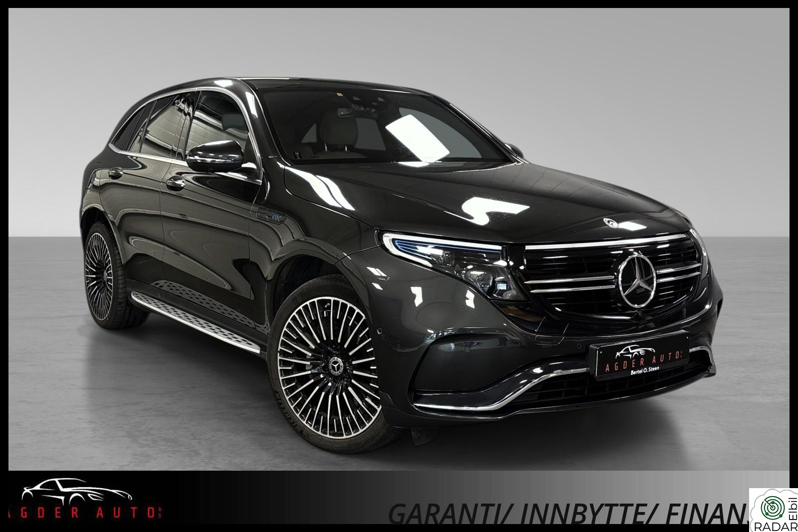 MERCEDES-BENZ EQC 400 4MATIC AMG Norsk/Skinn/Keyless/Dist+/ACC/360/Krok/Navi/21"