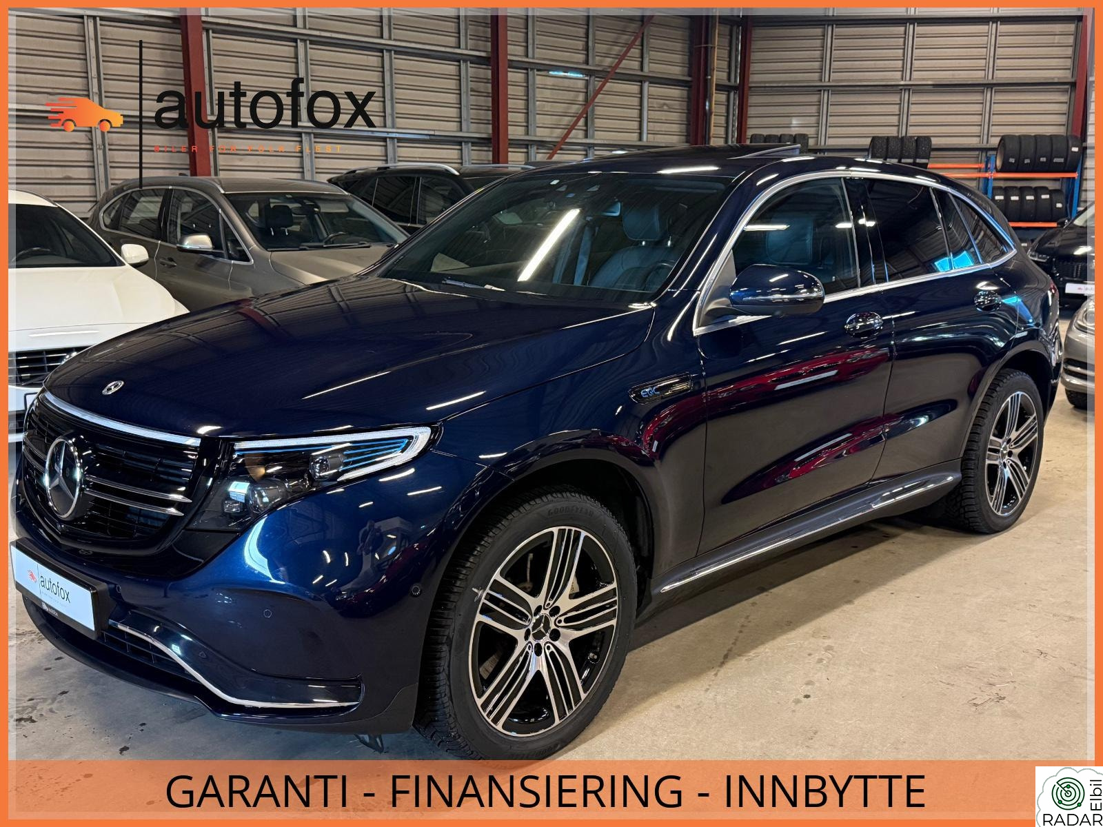 MERCEDES-BENZ EQC 400 4MATIC AMG/1 eier/Norskbil/Soltak/360kamera/Hengerfeste/EUOK++