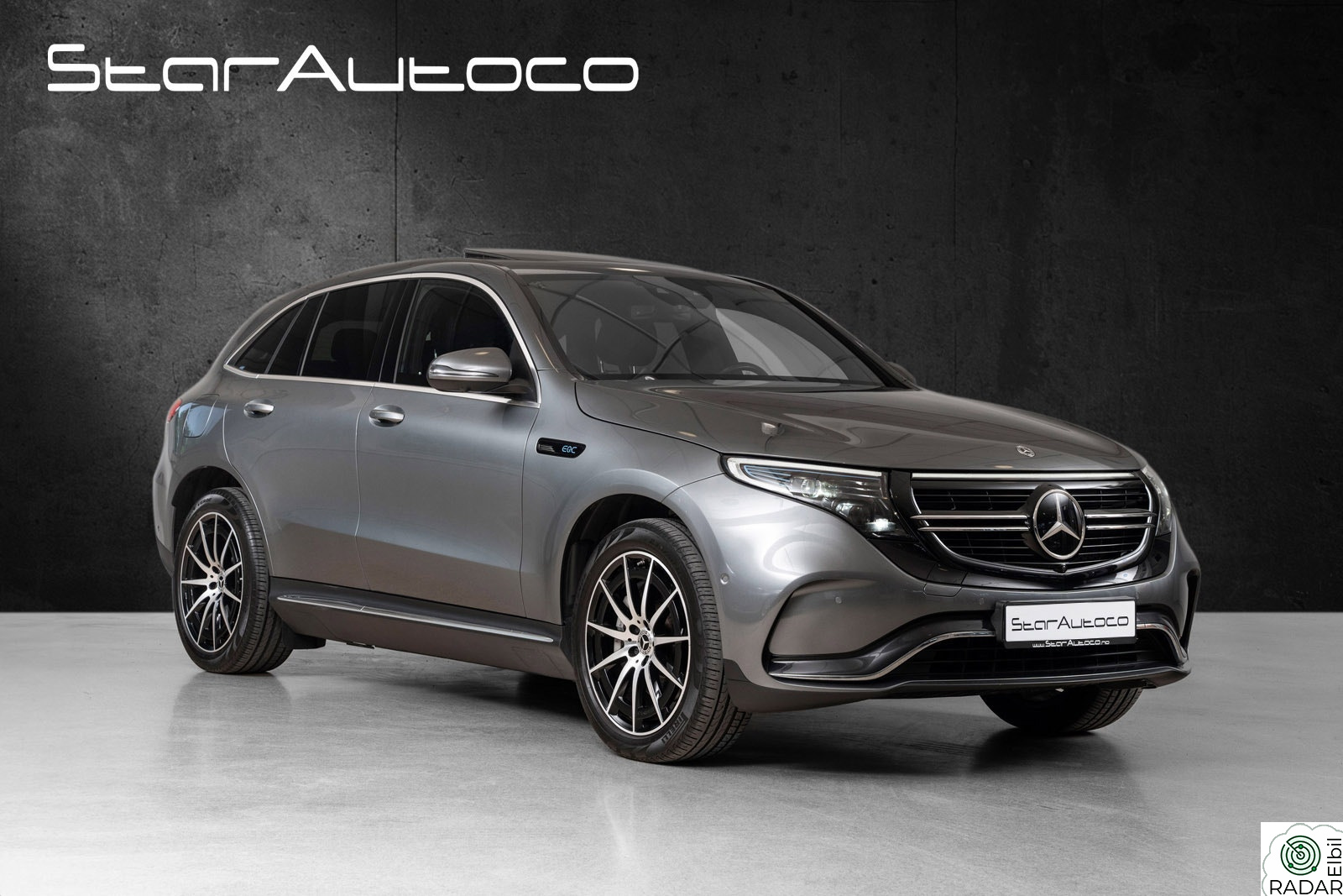 MERCEDES-BENZ EQC 400 4MATIC 400 4M AMG/Premium Plus/HUD/Skinn/Soltak/Memory/Krok/++