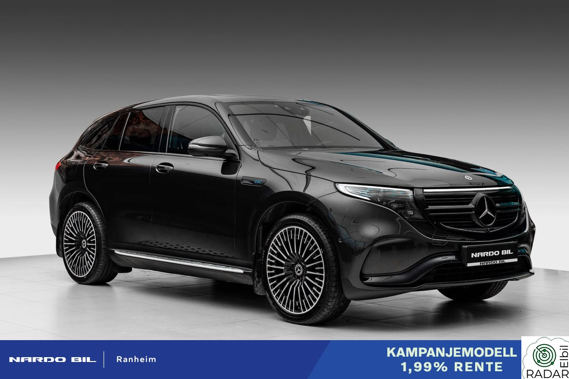 MERCEDES-BENZ EQC 400 4MATIC KAMPANJEMODELL 1,99% RENTE, 2x AMG, HUD, Memory ++