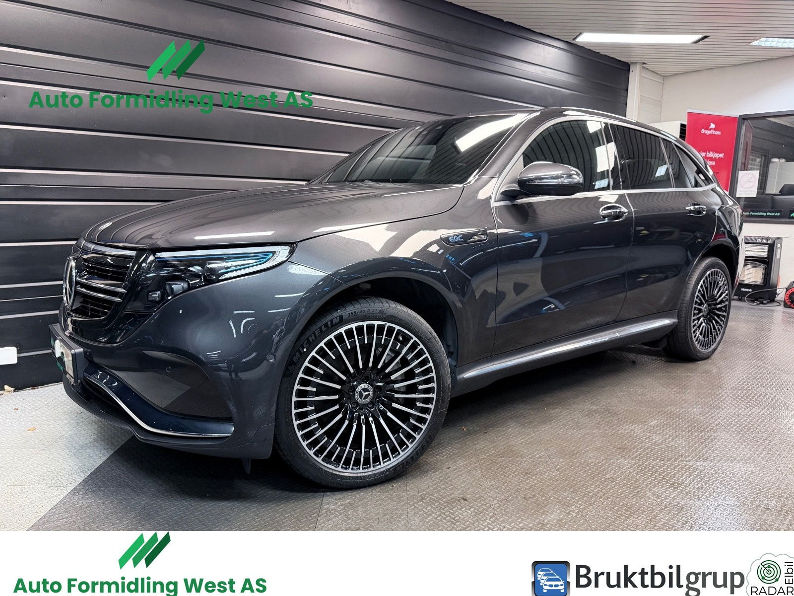 MERCEDES-BENZ EQC 400 4MATIC 4MATIC AMGx2 360° ACC Navi CarPlay Krok Garanti Norsk