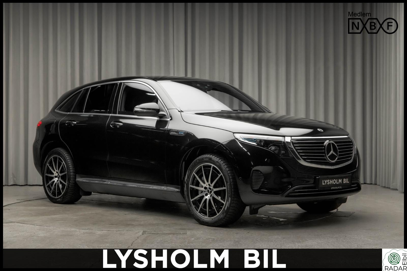 MERCEDES-BENZ EQC 400 4MATIC 400 4Matic/Skinn/Hengerfeste/Adaptiv Cruise/Ryggekamera