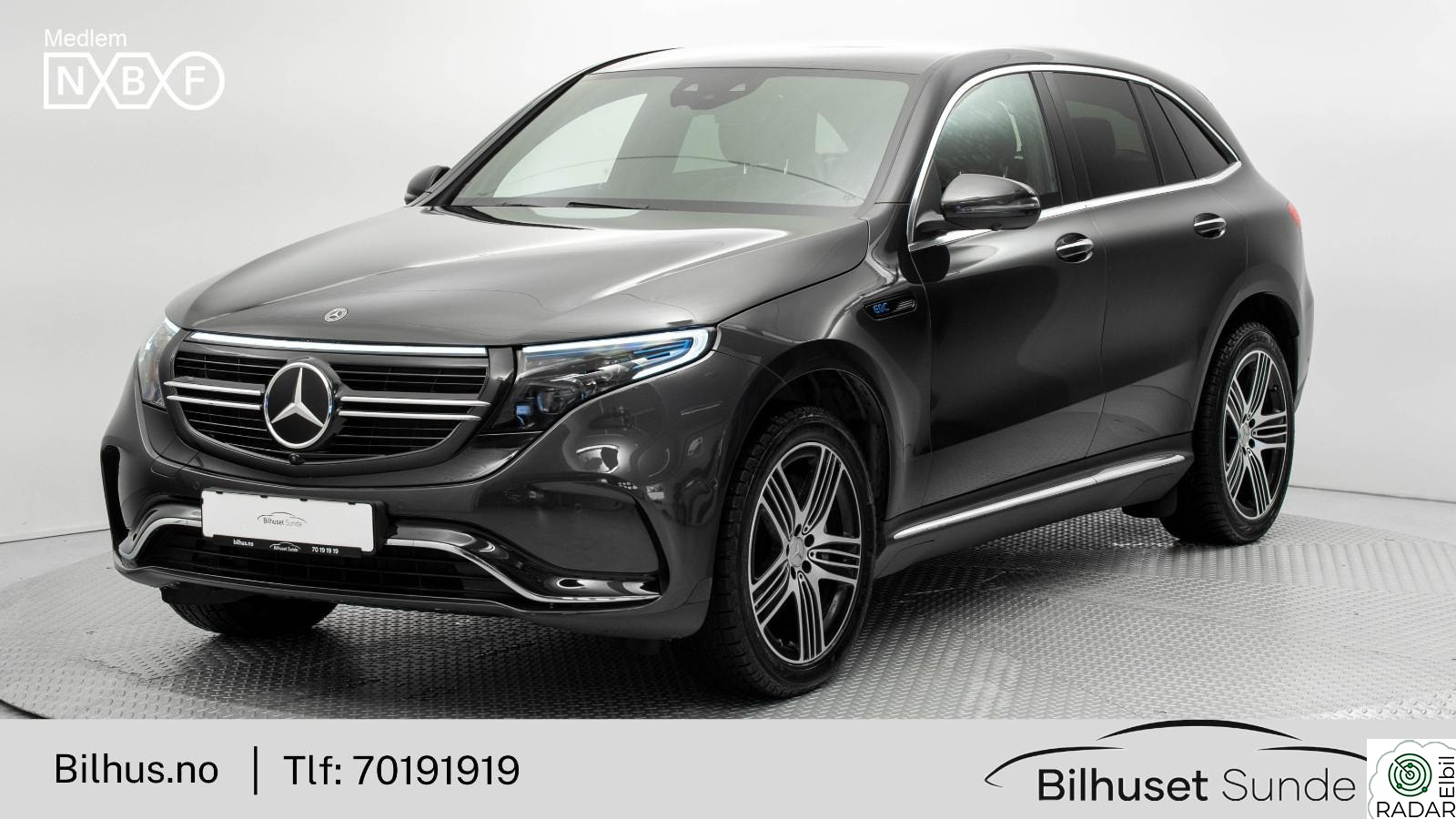 MERCEDES-BENZ EQC 400 4MATIC 400 4MATIC AMG Krok,Rattvarme,Memorypakke,360++