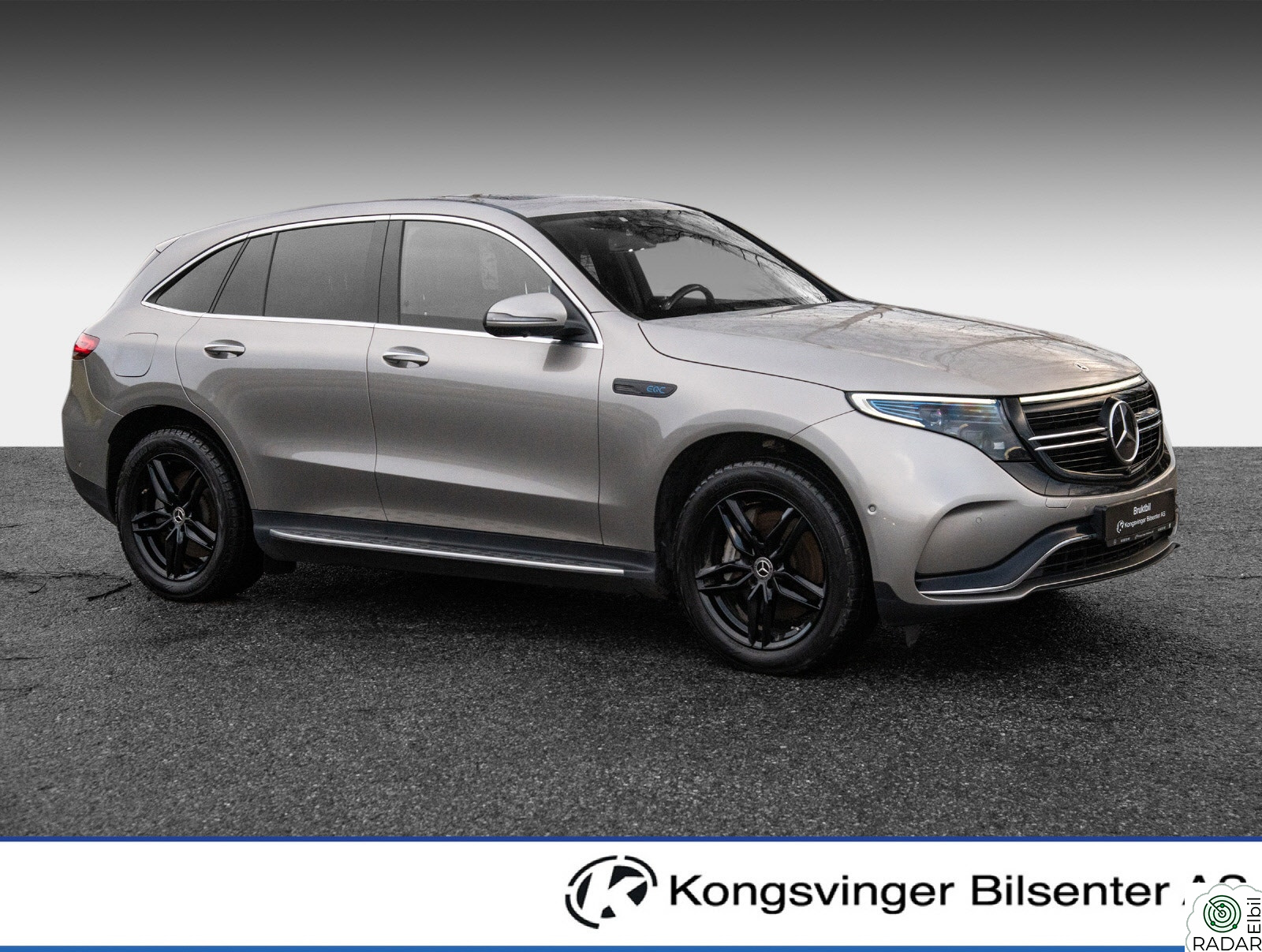 MERCEDES-BENZ EQC 400 4MATIC 400 4MATIC AMG Line Premium pakke plus, Soltak, 360°