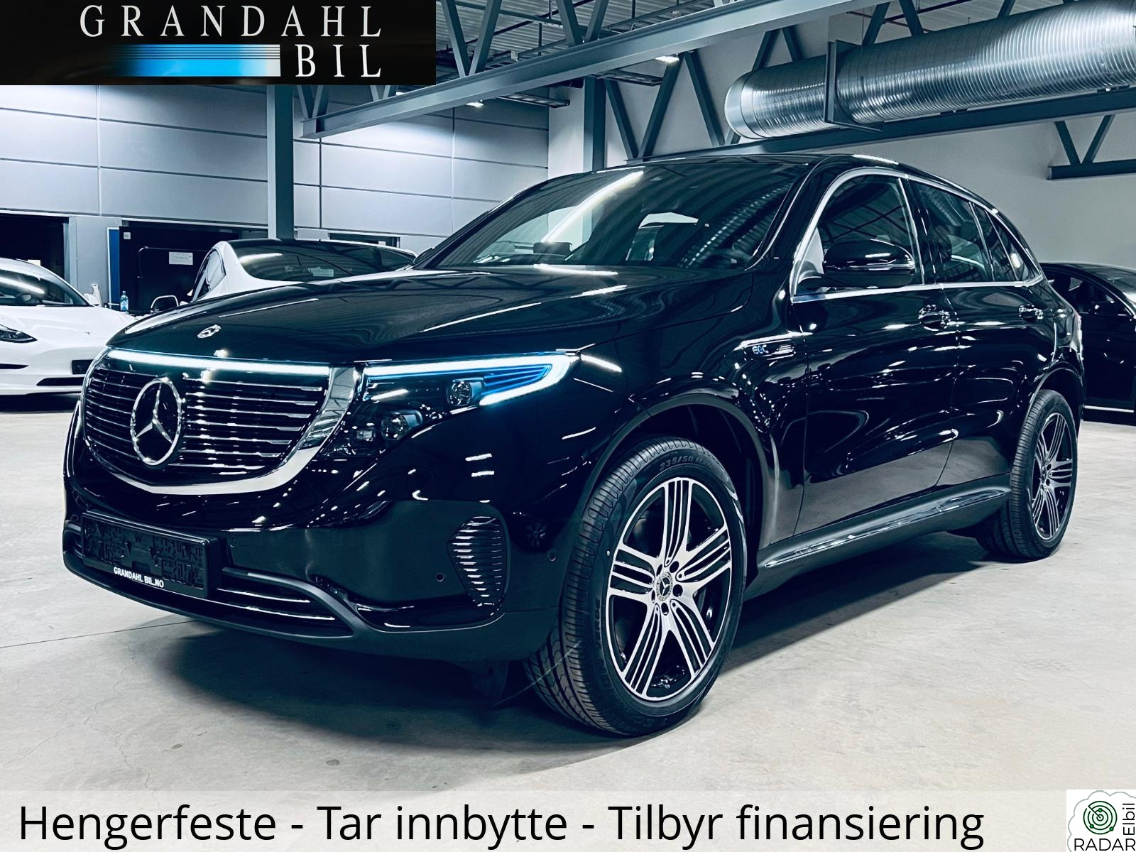 MERCEDES-BENZ EQC 400 4MATIC 400 - Adaptive C. - Hengerfeste - El. bakluke - Navi