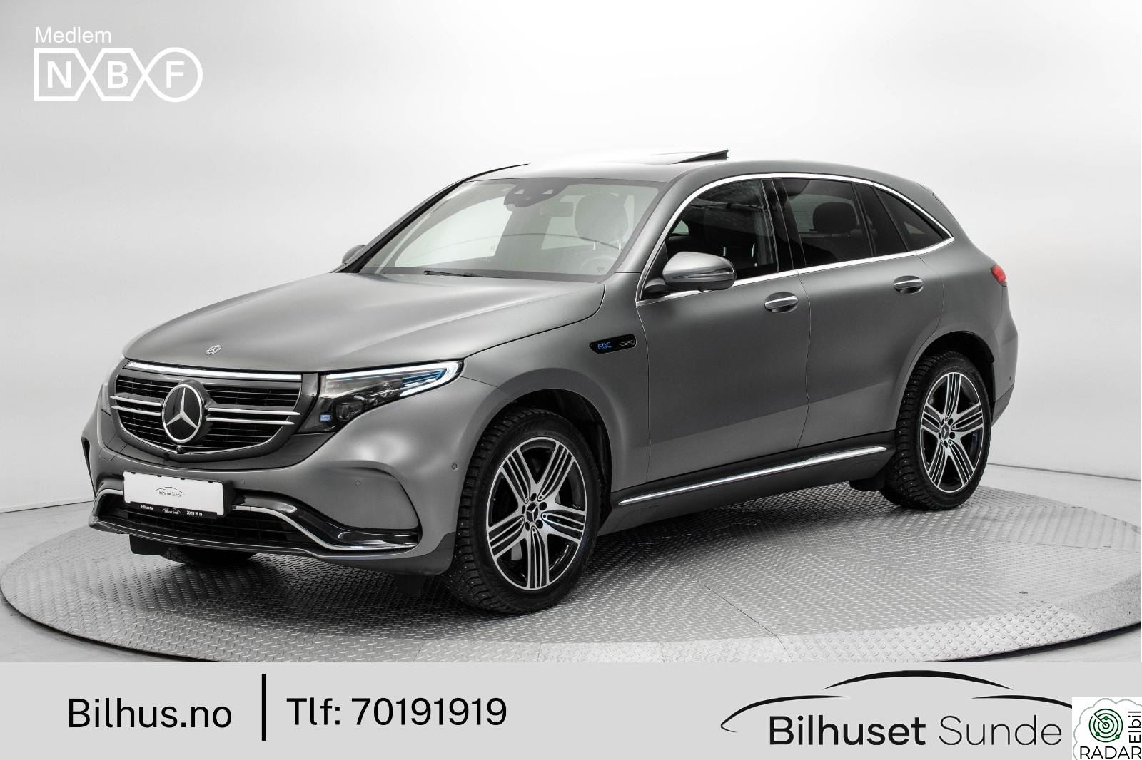 MERCEDES-BENZ EQC 400 4MATIC 400 4MATIC AMG Soltak,Manufaktur,Krok,Memorypakke,R.Kam