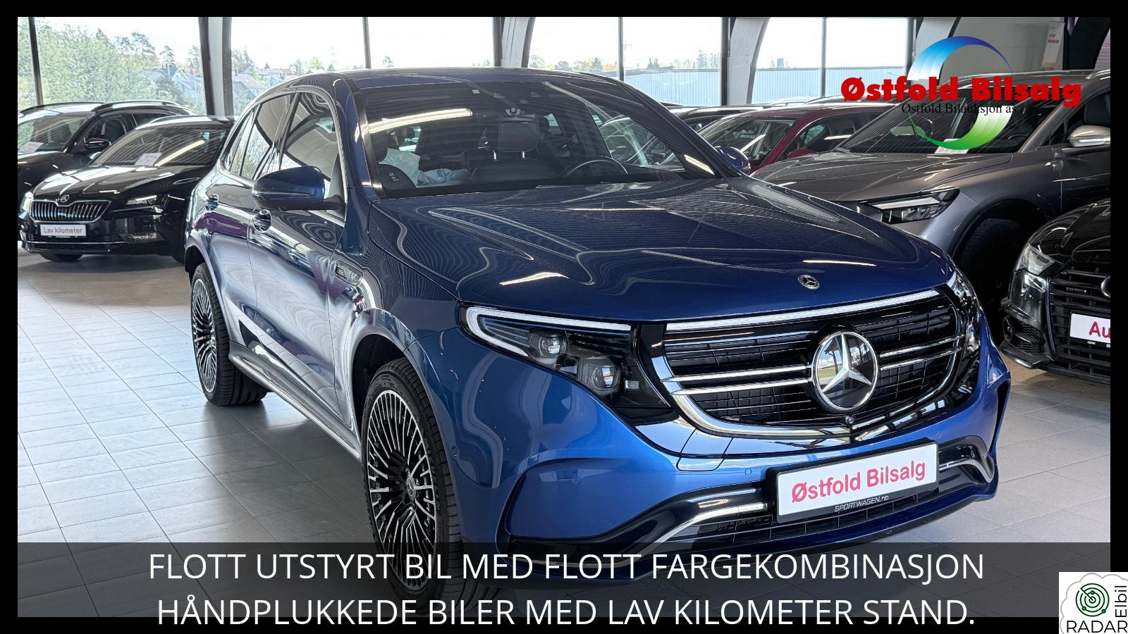 MERCEDES-BENZ EQC 400 4MATIC 400 4MATIC AMG STYLING ACC MASSASJE 360KAMERA NAVI KROK