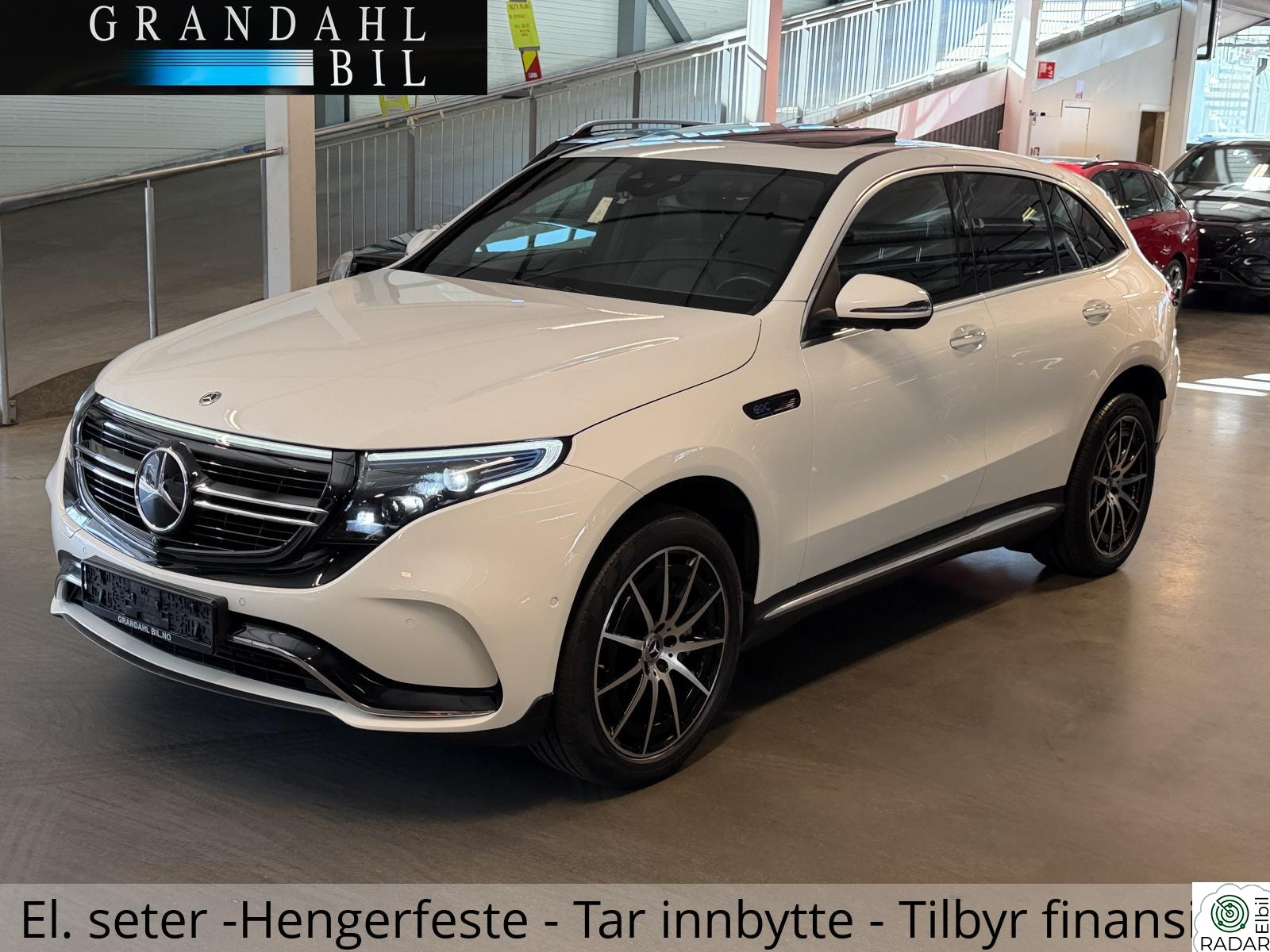 MERCEDES-BENZ EQC 400 4MATIC AMG - 360 grader k. -Adaptive C.- Hengerfeste